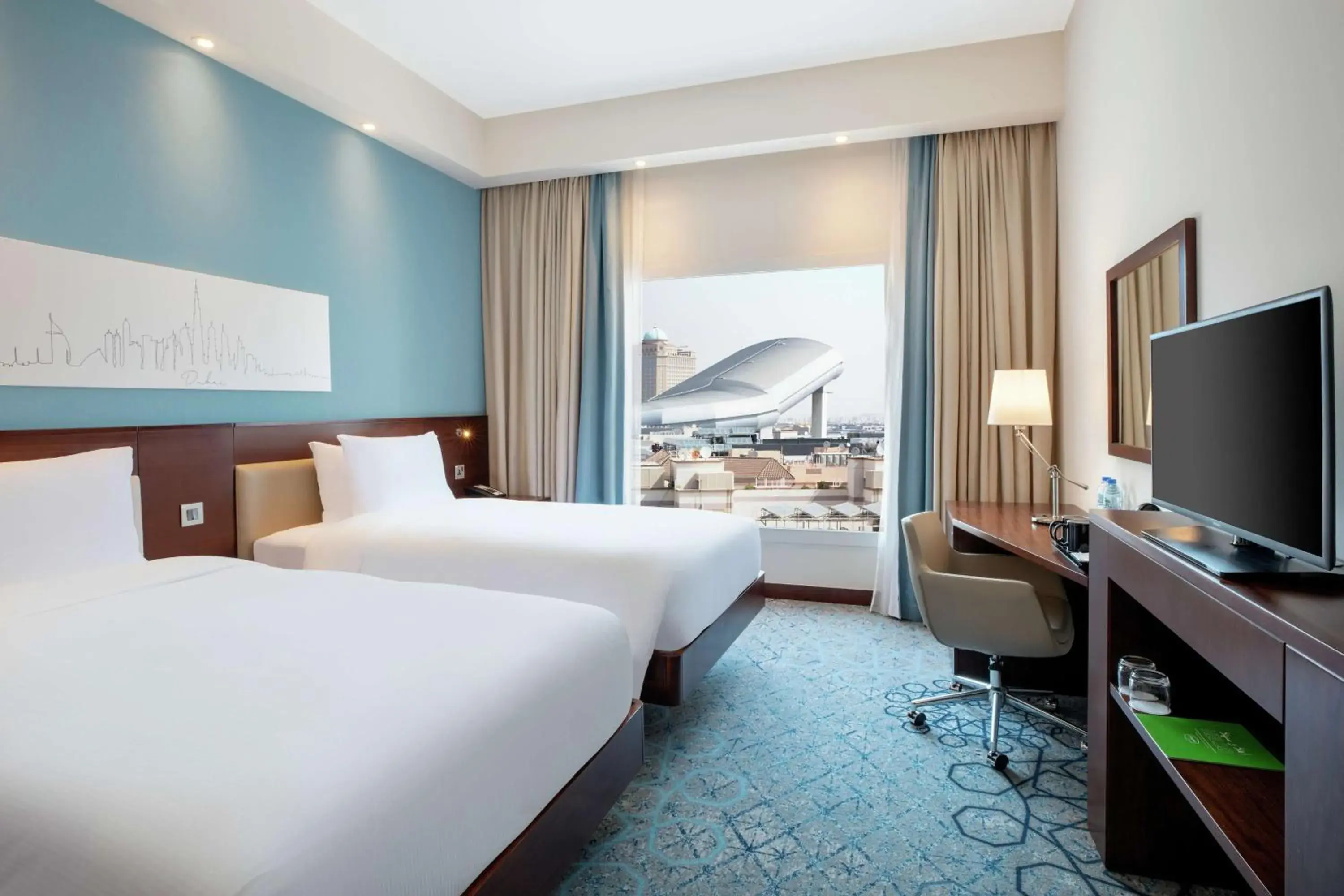 Twin Room - Non-Smoking in Hampton By Hilton Dubai Al Barsha Twin Room - Non-Smoking in Hampton By Hilton Dubai Al Barsha