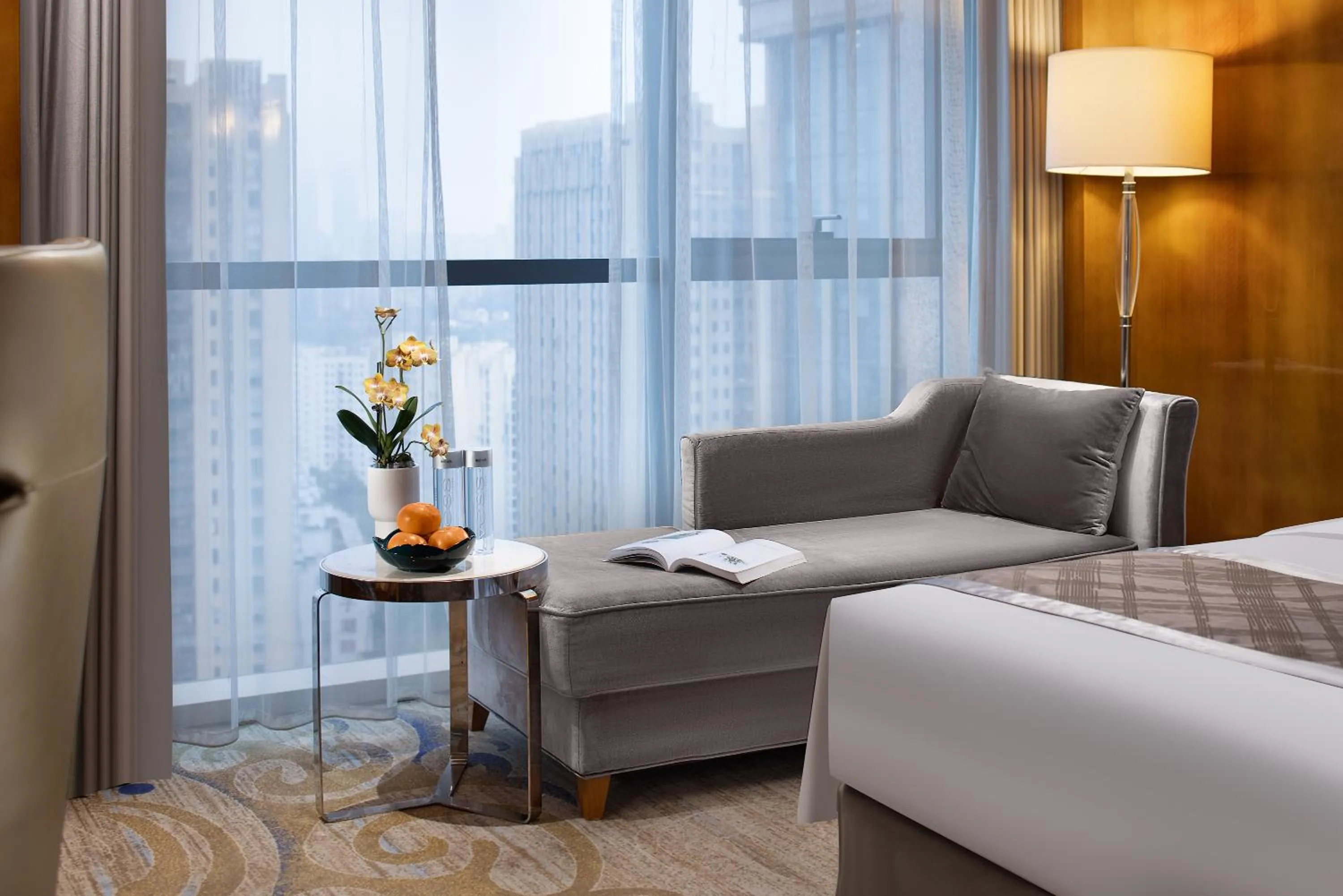 Seating area in WorldHotel Grand Jiaxing Hunan