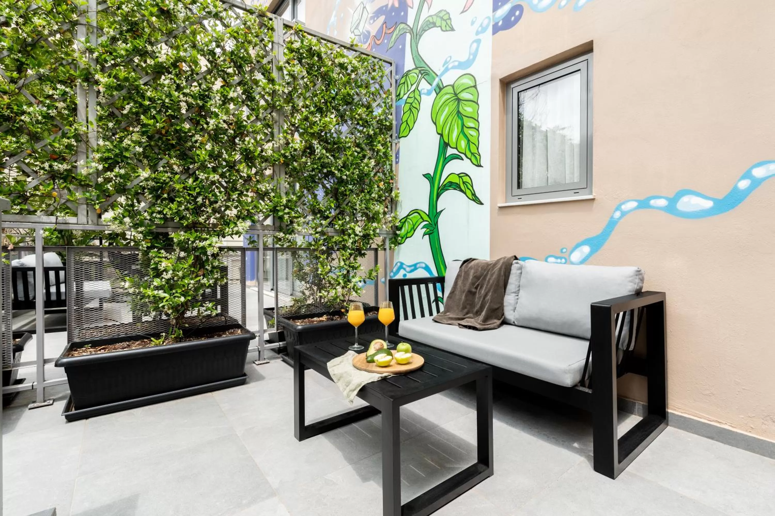 Balcony/Terrace in Play Psyri Athens a member of Brown Hotels