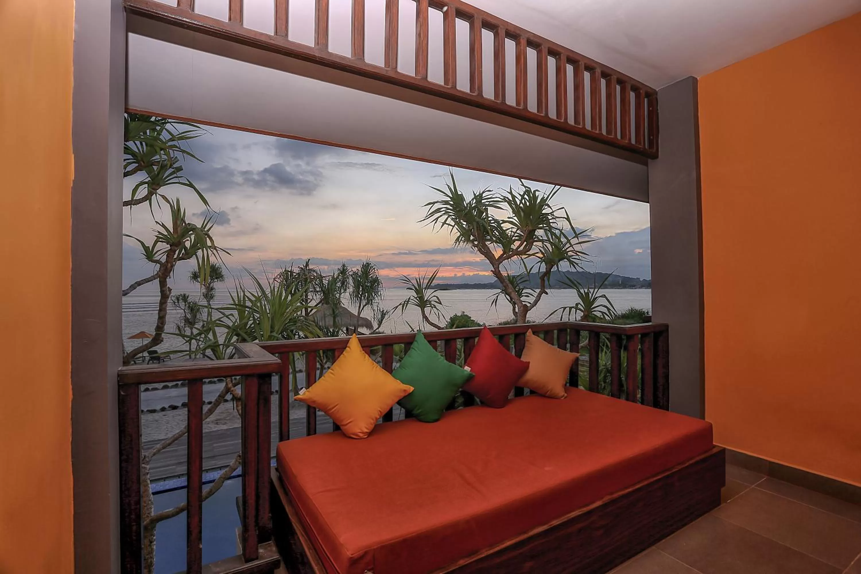 Balcony/Terrace in Sunset House Gili Meno