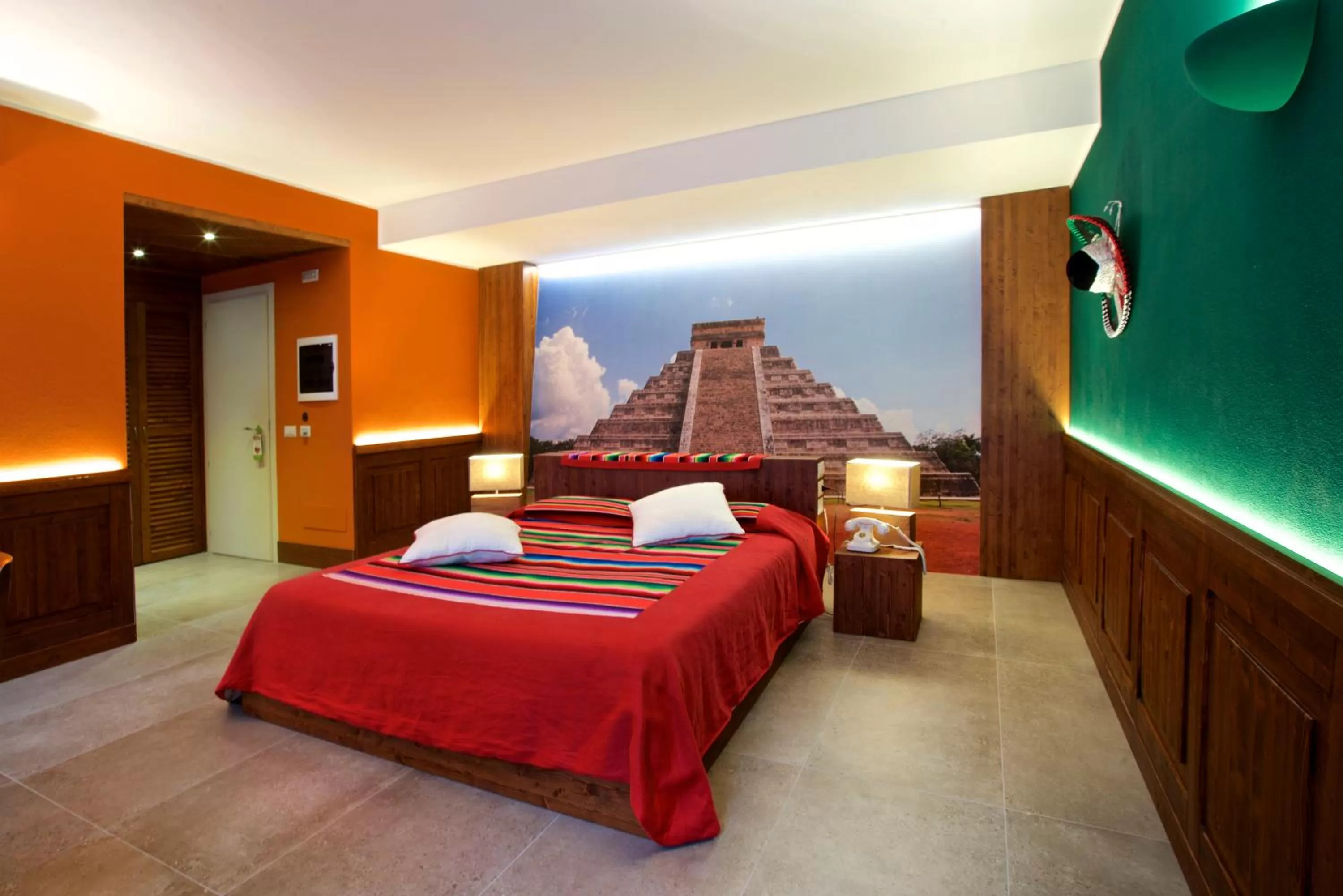 Bedroom, Bed in Design Suite Tirano