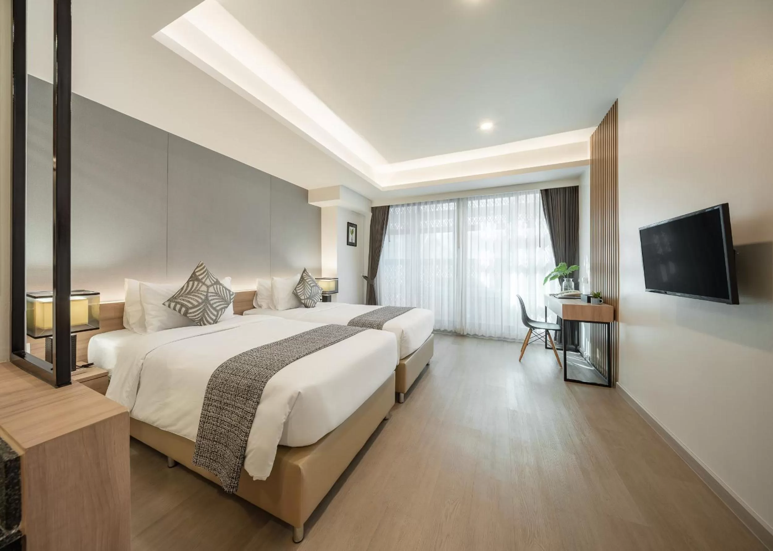 Photo of the whole room, Bed in Nap in Chiangmai