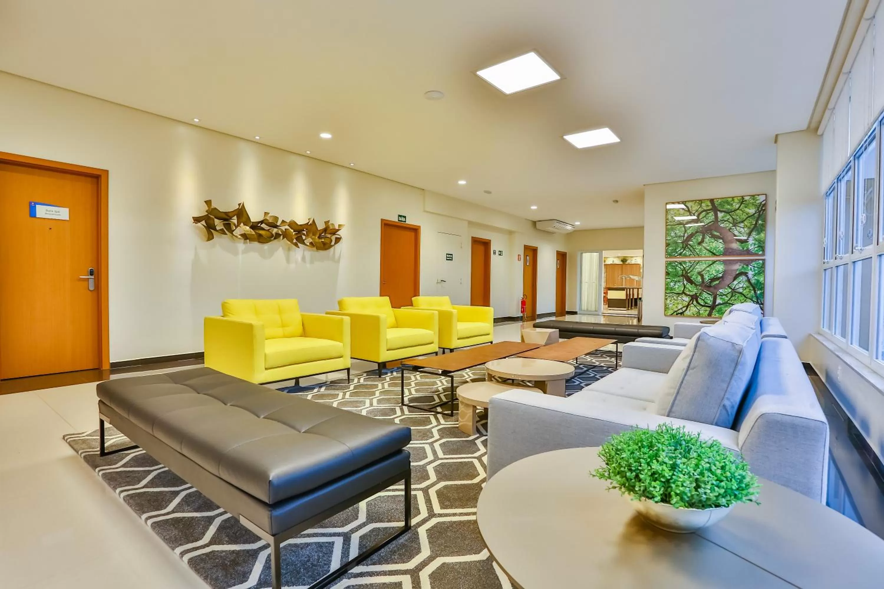 Seating area in Comfort Mogi Guaçu