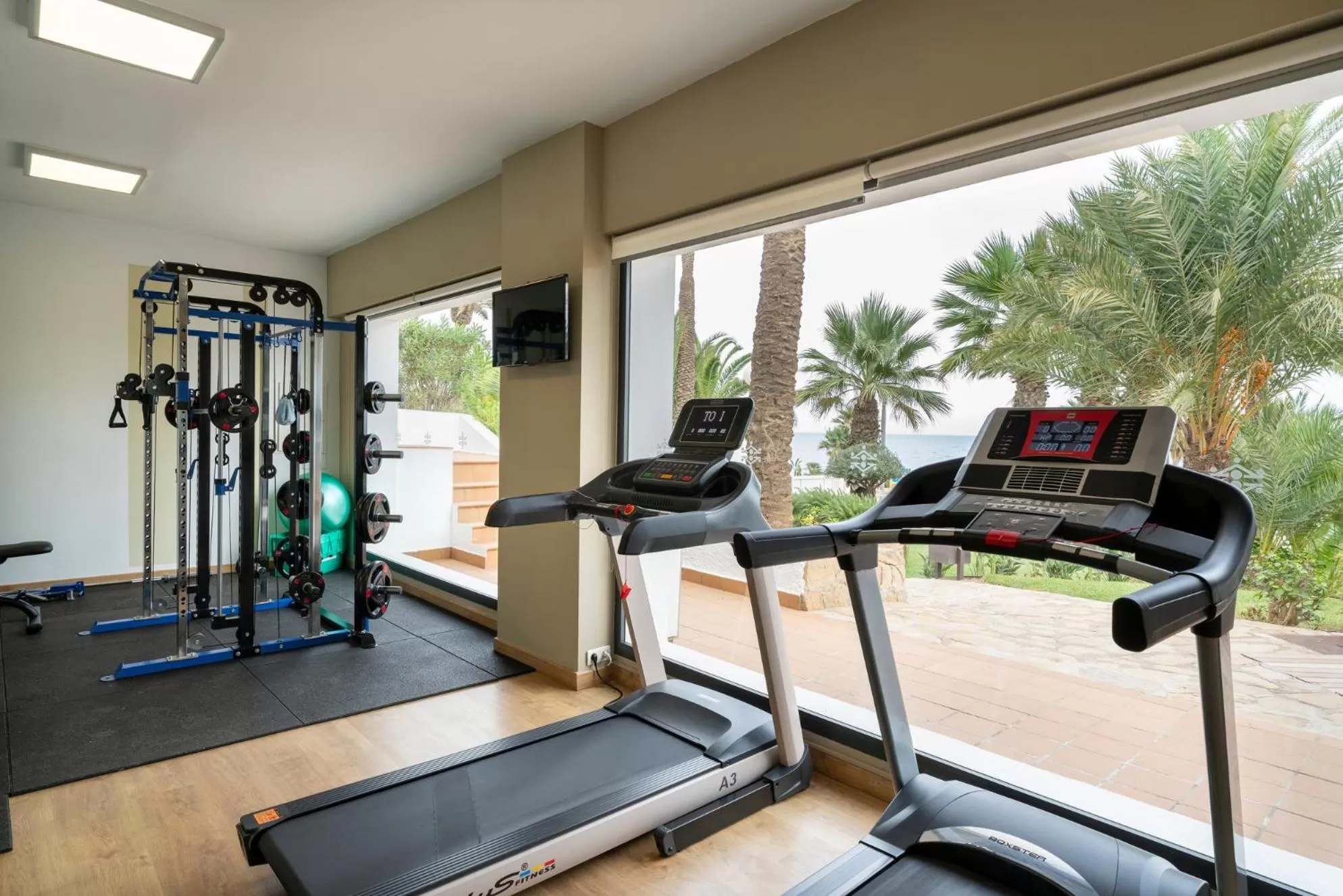 Fitness centre/facilities in Parador de Mojácar