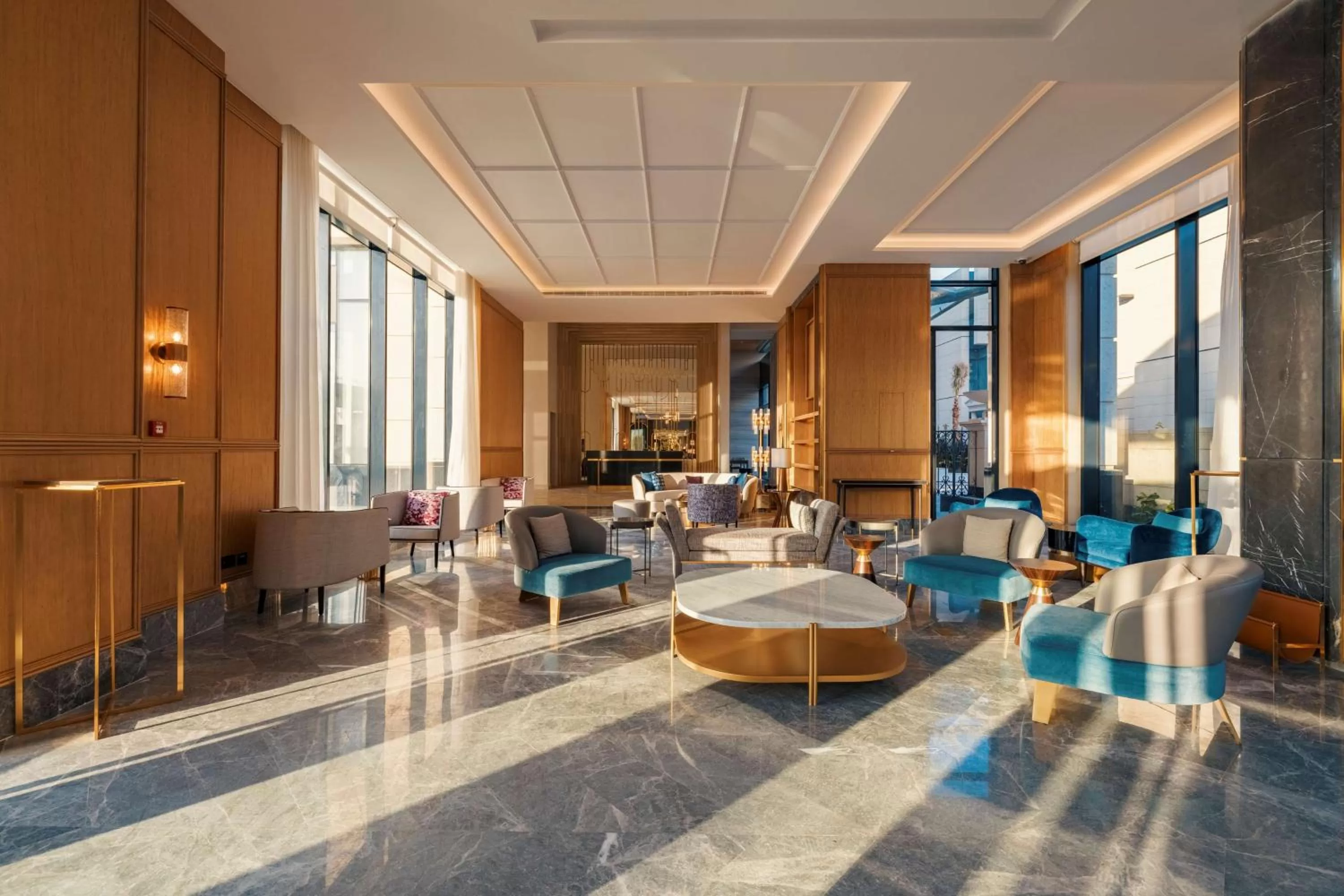 Lobby or reception in Mansard Riyadh, a Radisson Collection Hotel