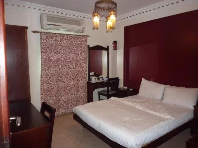 Bed in Philae Hotel Aswan