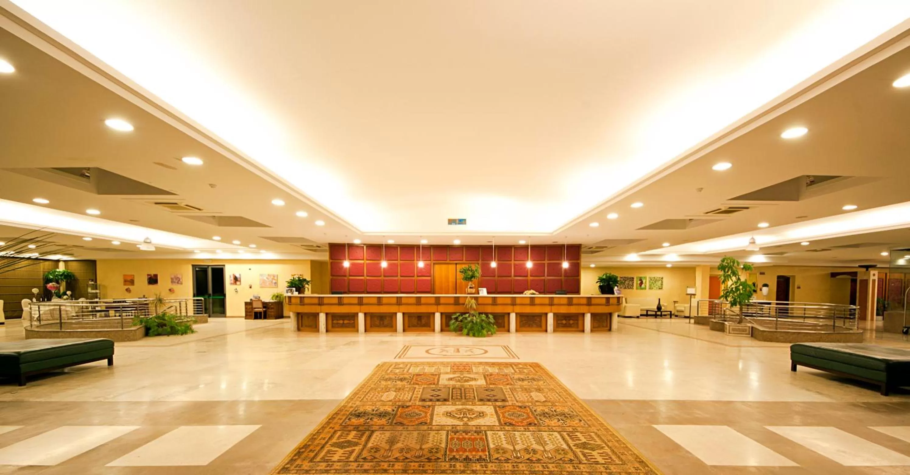 Lobby or reception in Grand Hotel Paestum