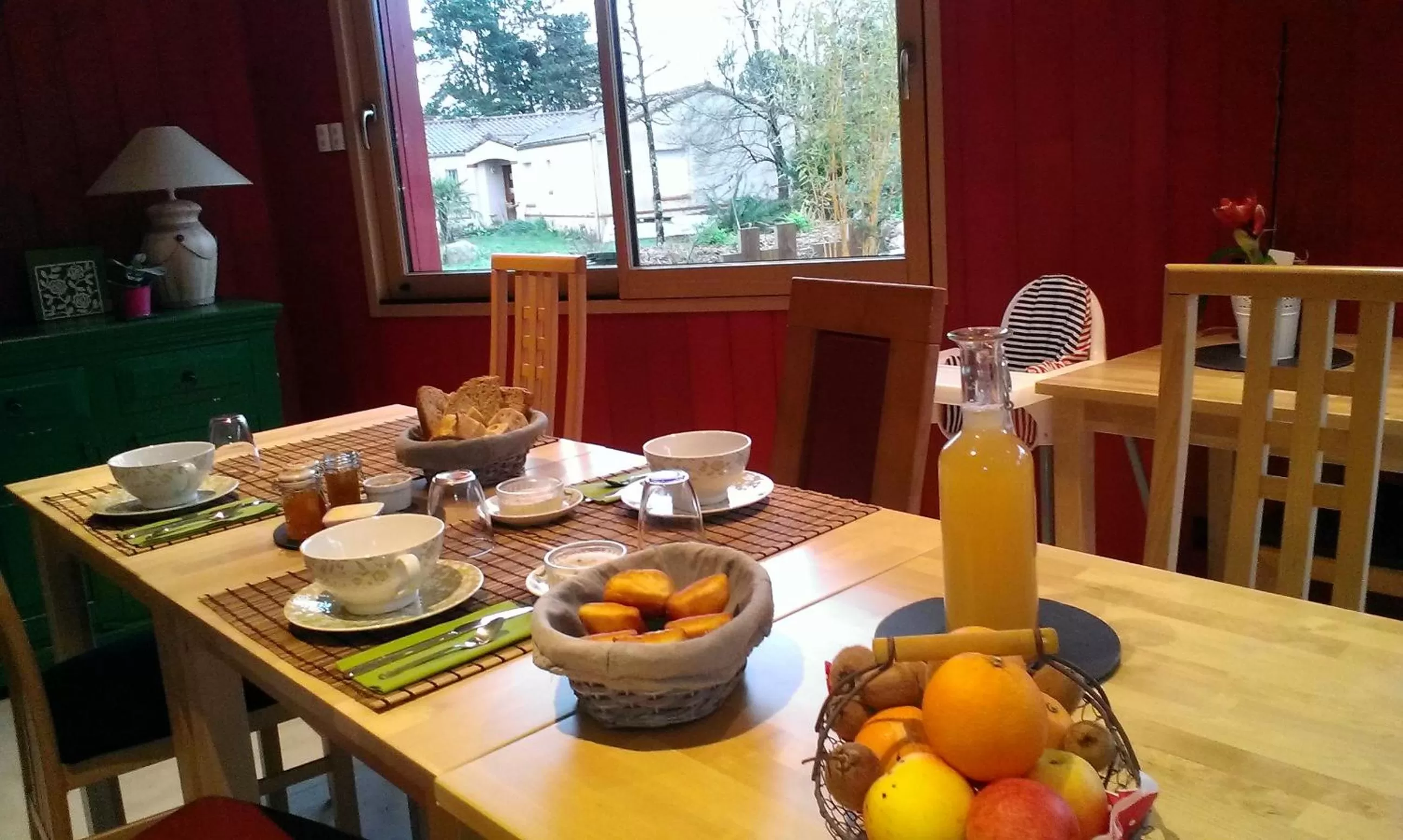 Breakfast in Homgaïa chambres d'hôtes