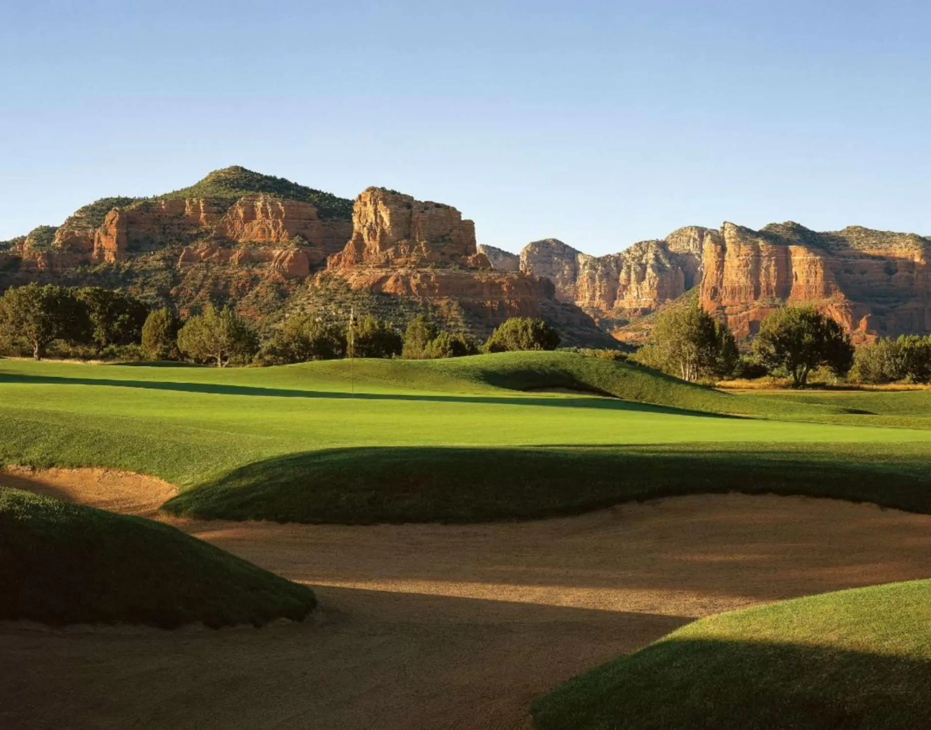 Golfcourse in Hilton Sedona Resort at Bell Rock