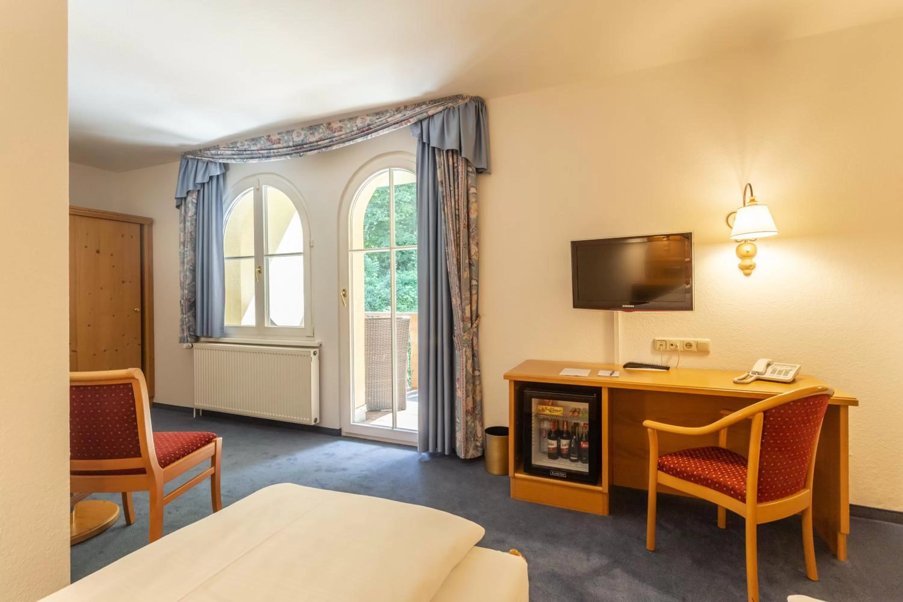 Decorative detail, Bed in Hotel Erbprinzenpalais