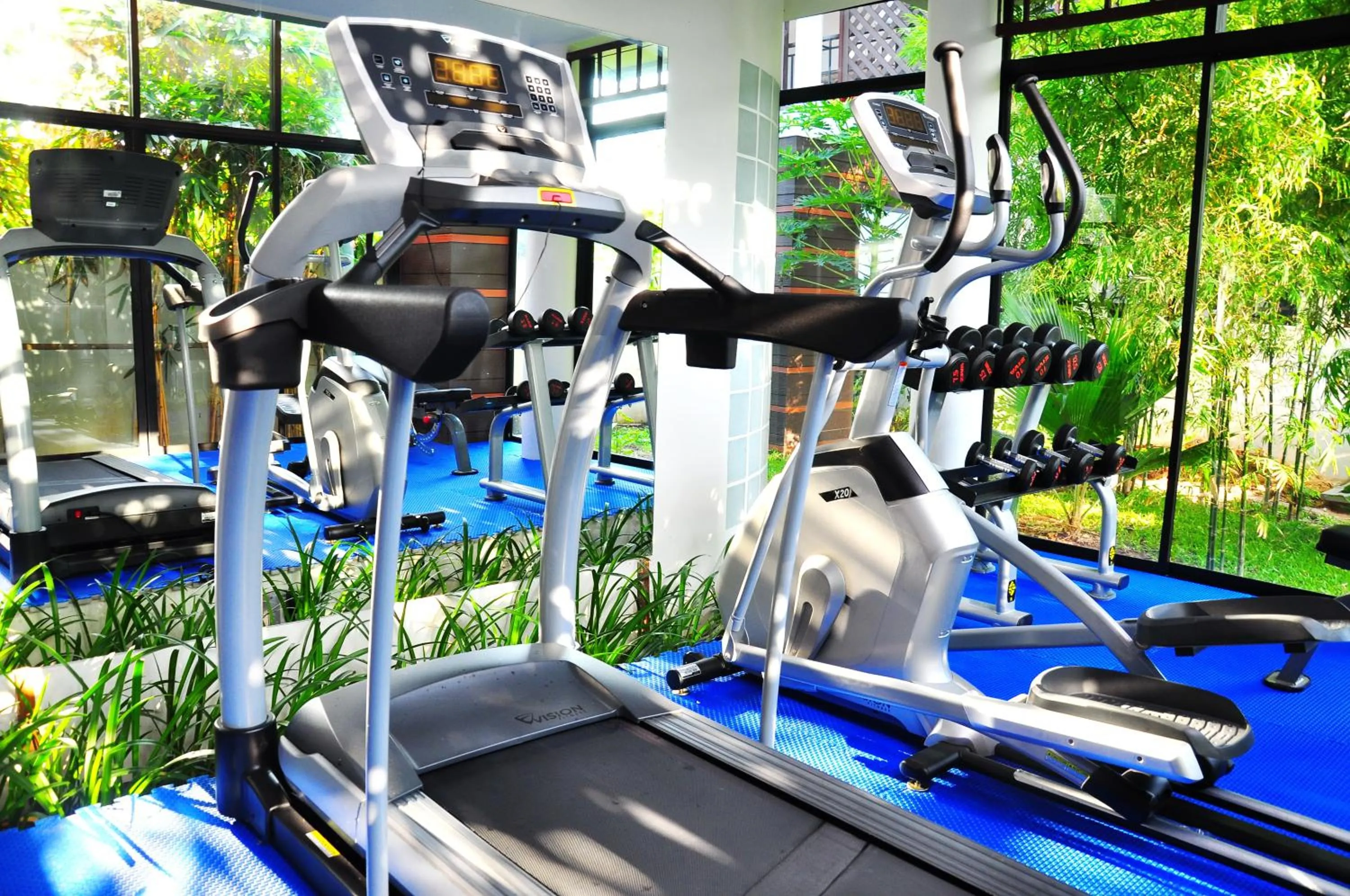 Fitness centre/facilities in Navatara Phuket Resort