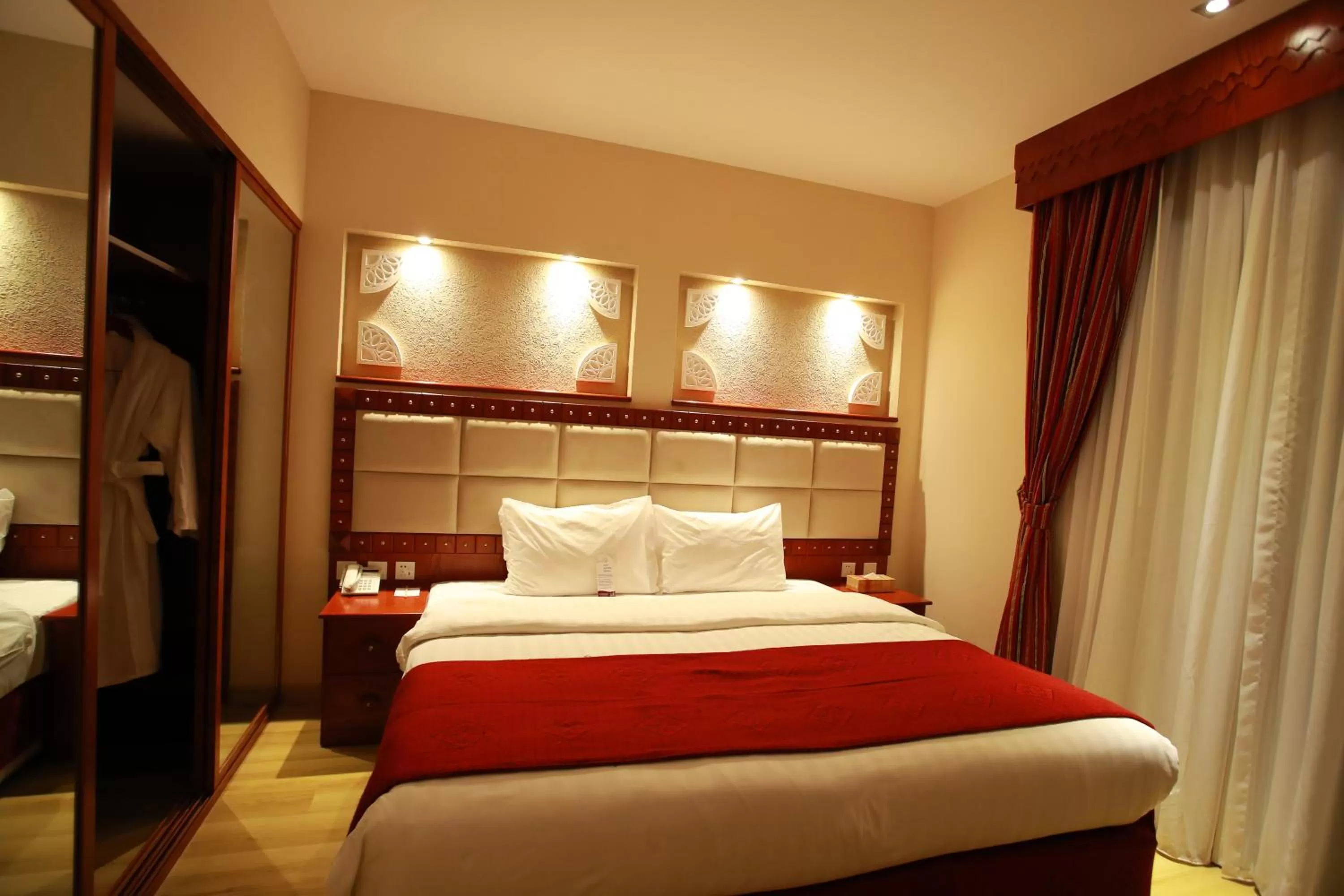 Bed in Al Liwan Suites Rawdat Al Khail