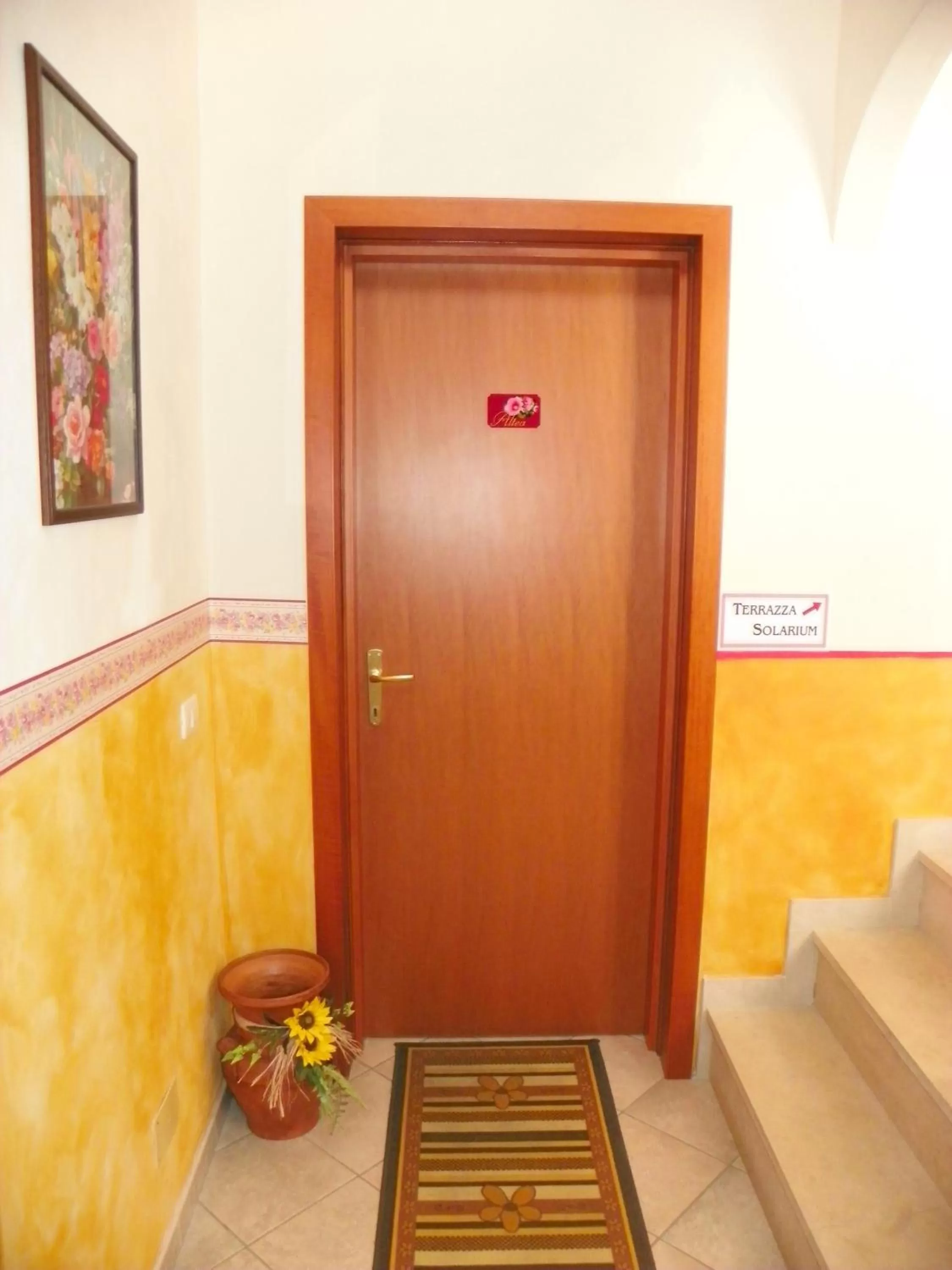 Decorative detail in Cloris Guest House