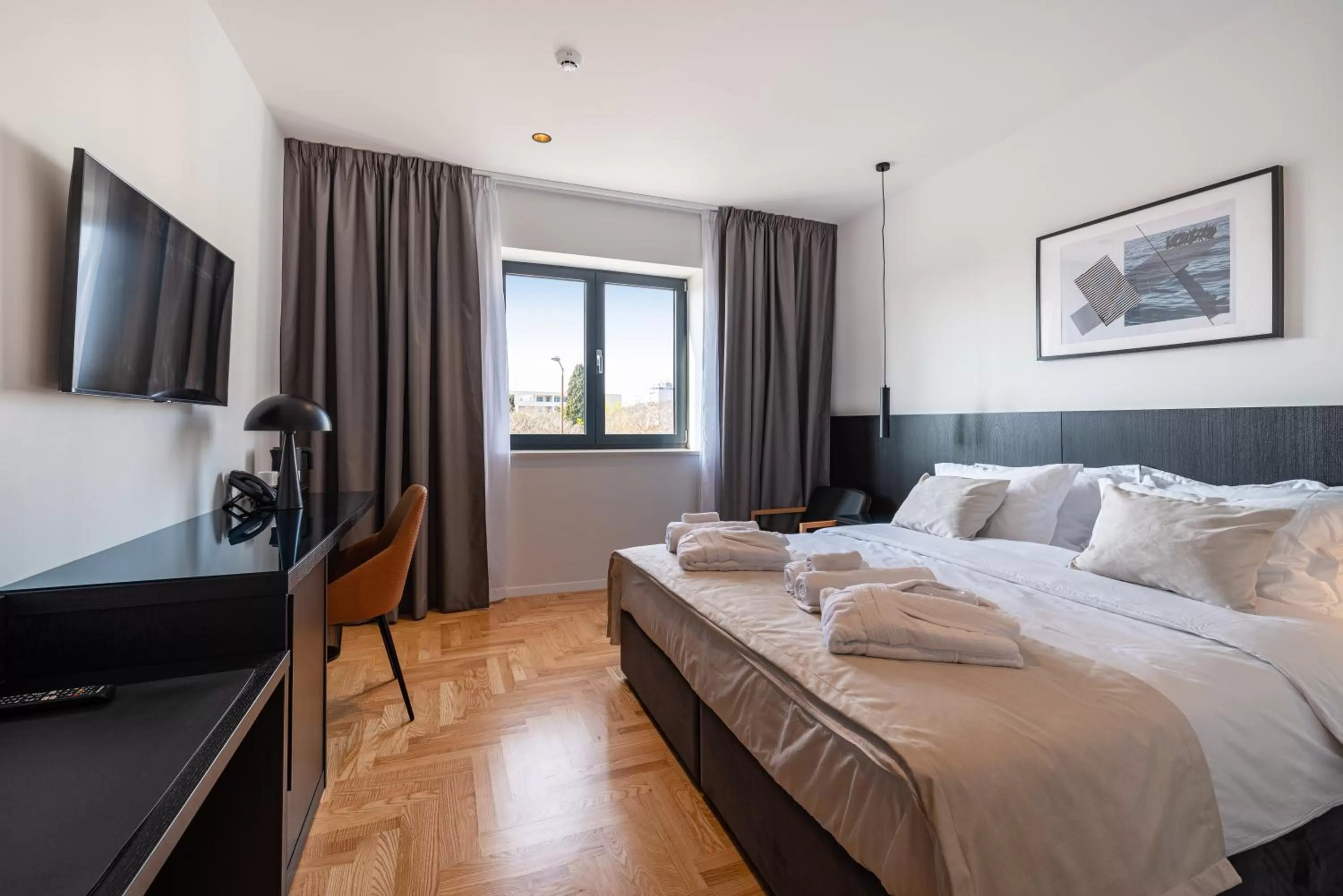 Bed in Miramare Hotel