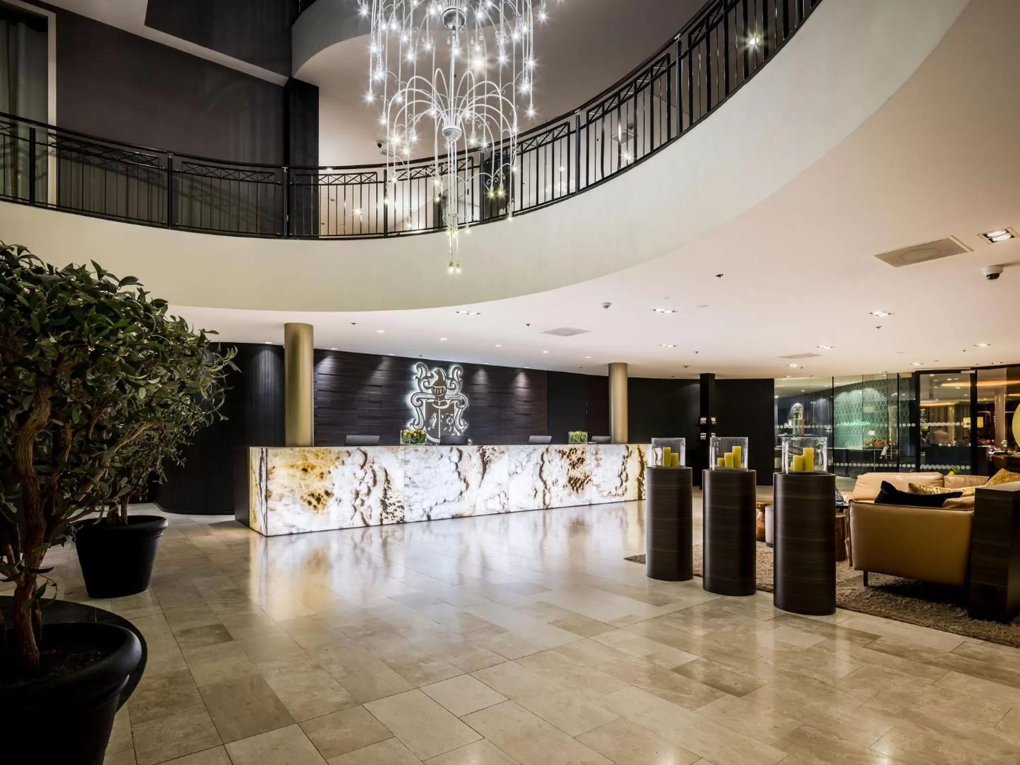 Lobby or reception in Hotel Van der Valk Maastricht