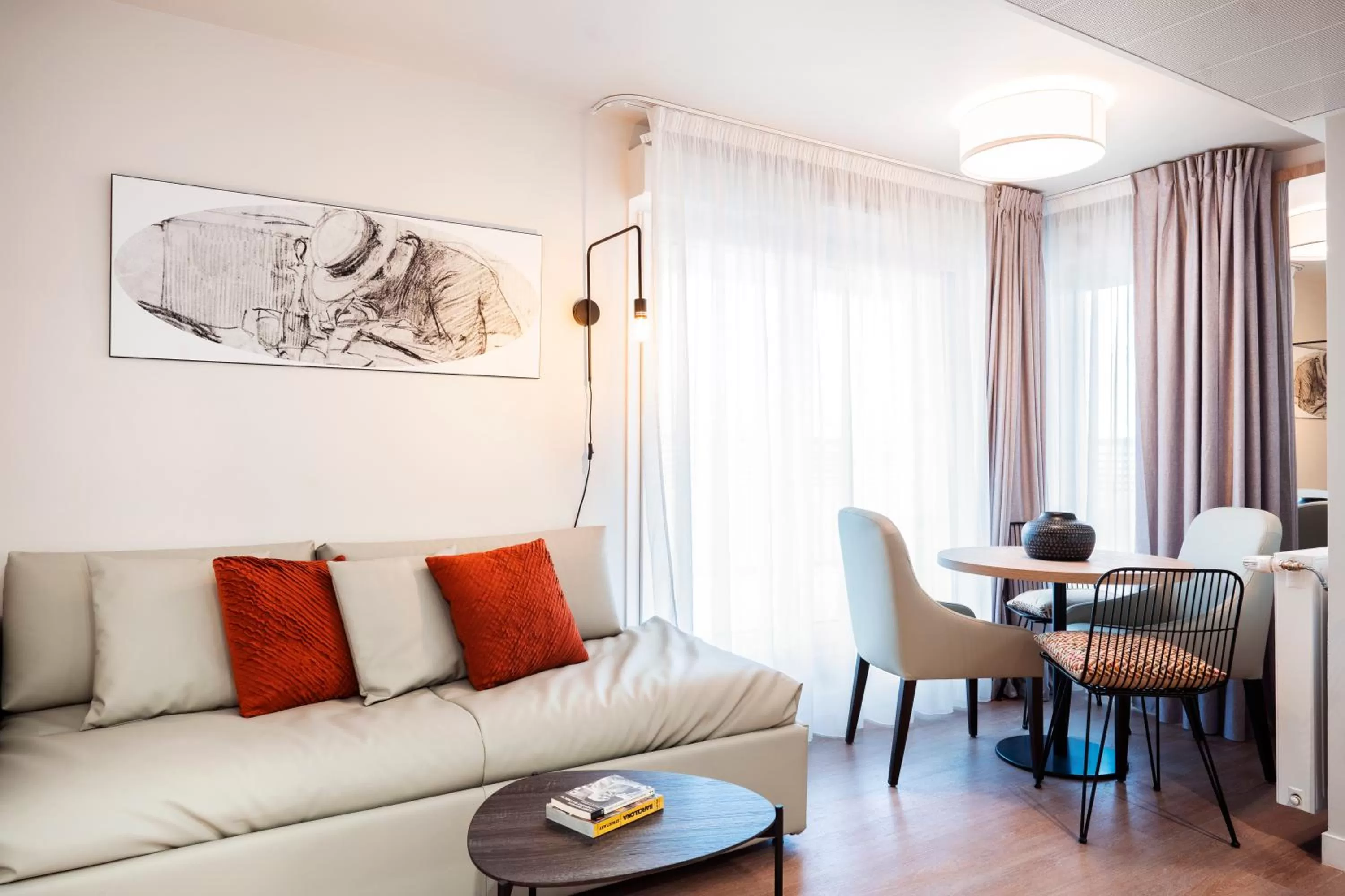 Living room in Residhome Saint Ouen