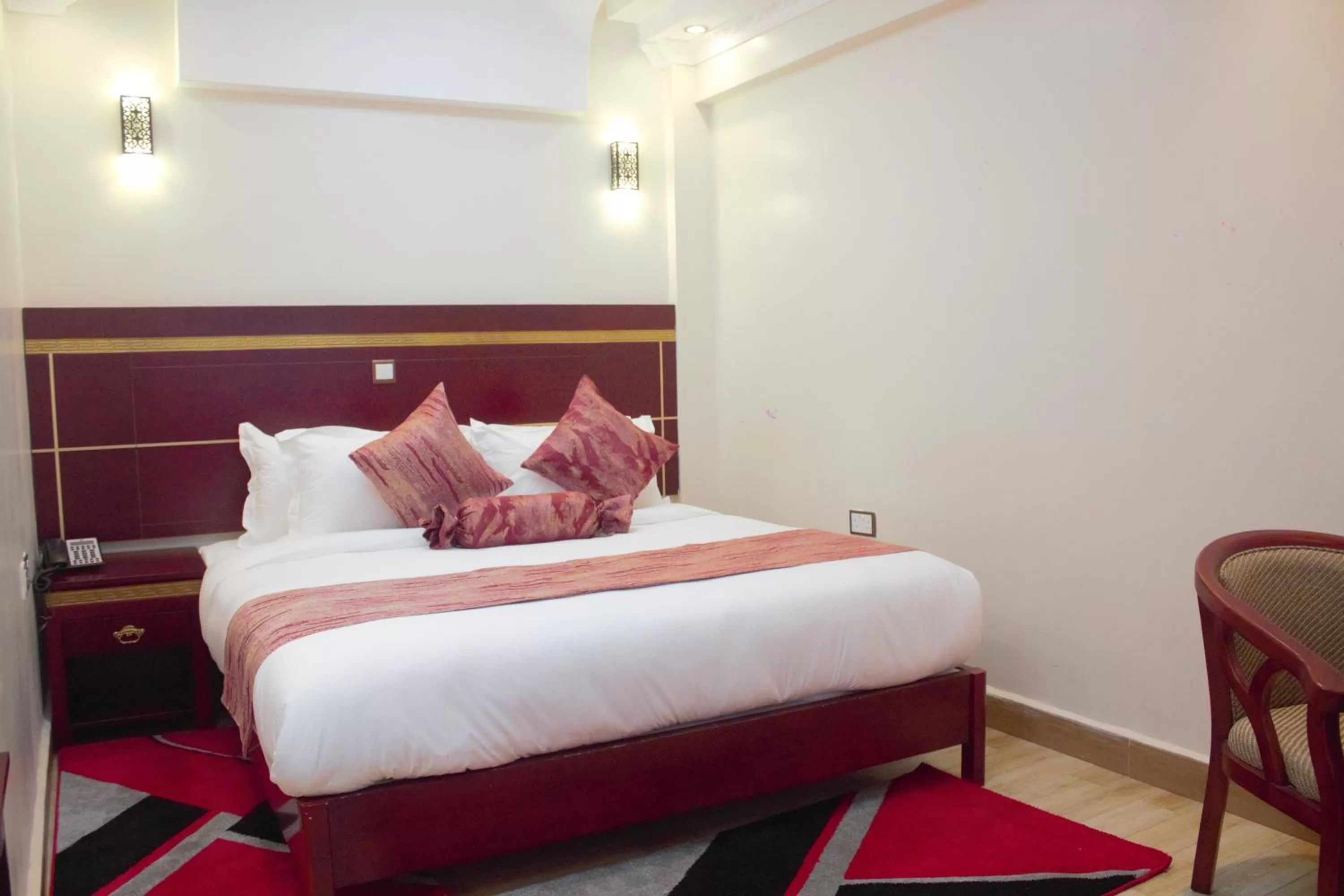 Bed in Vickmark Hotel