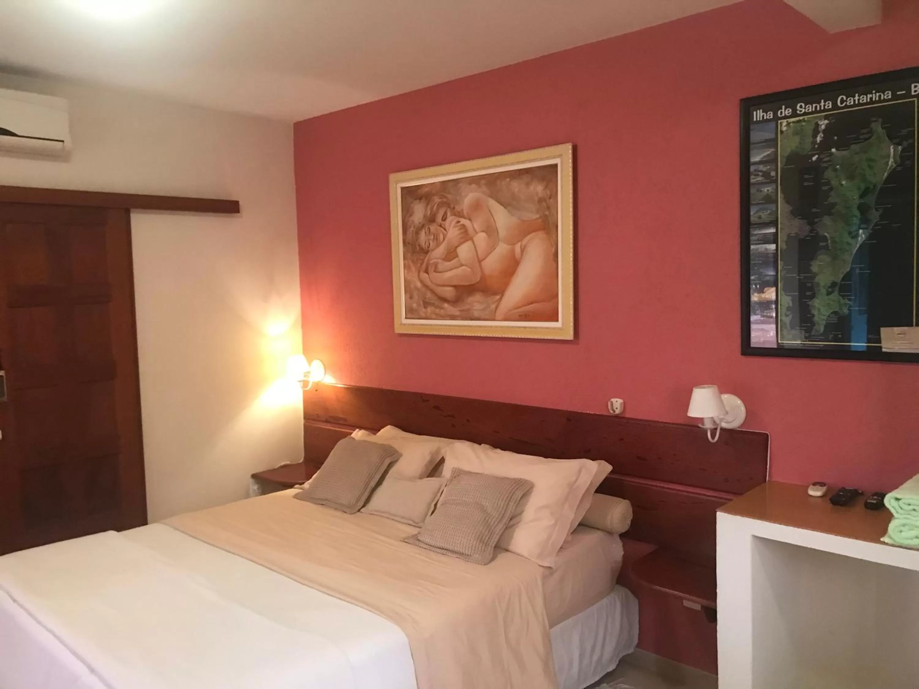 Bed in Pousada Ilha dos Anjos