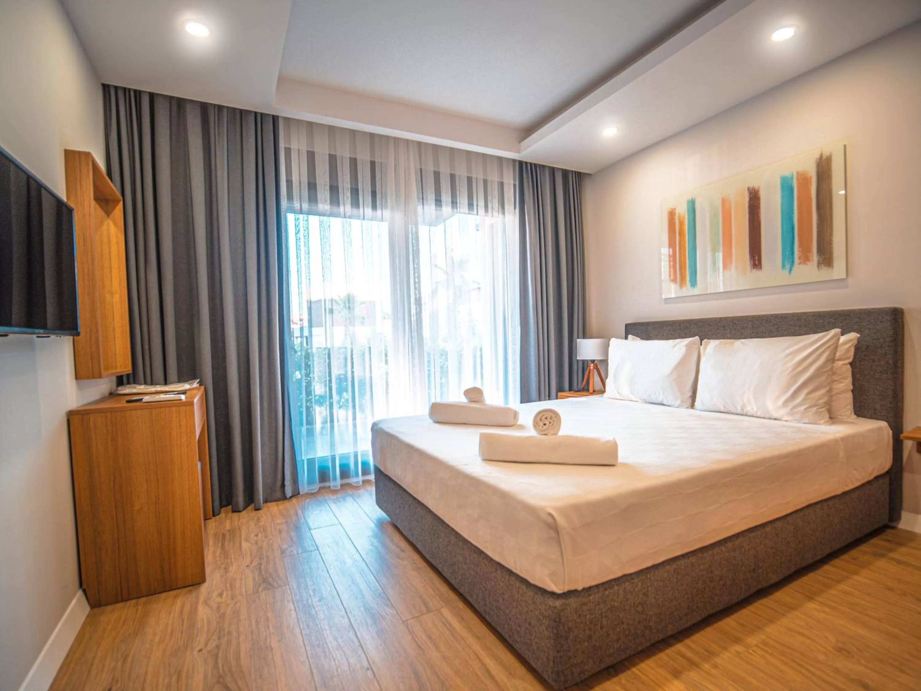 Bed in Veranda Suites