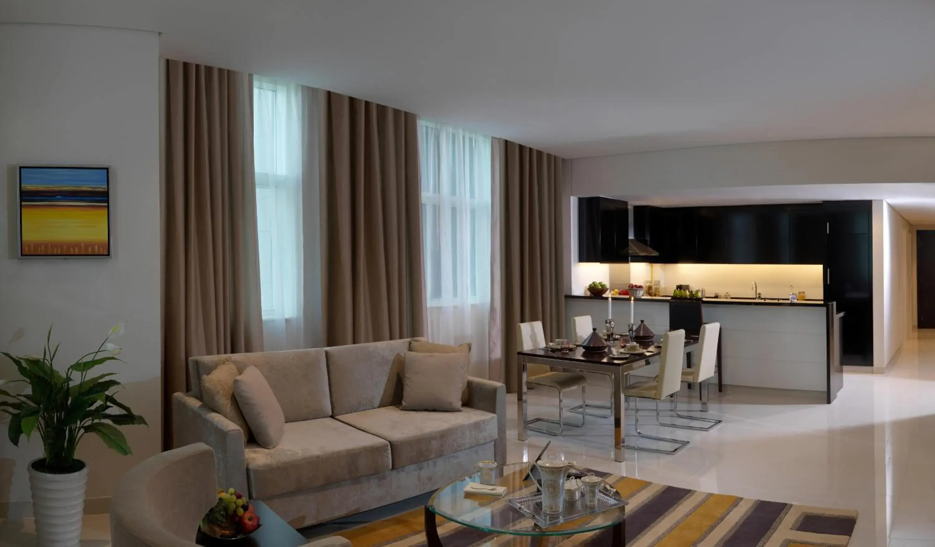 Three Bedroom Suite with kitchenette - City Skyline View in DAMAC Maison Cour Jardin Three Bedroom Suite with kitchenette - City Skyline View in DAMAC Maison Cour Jardin