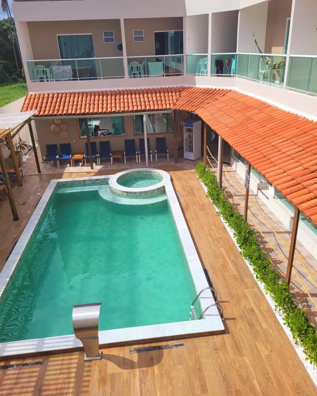 Pool View in Pousada Concha Dourada