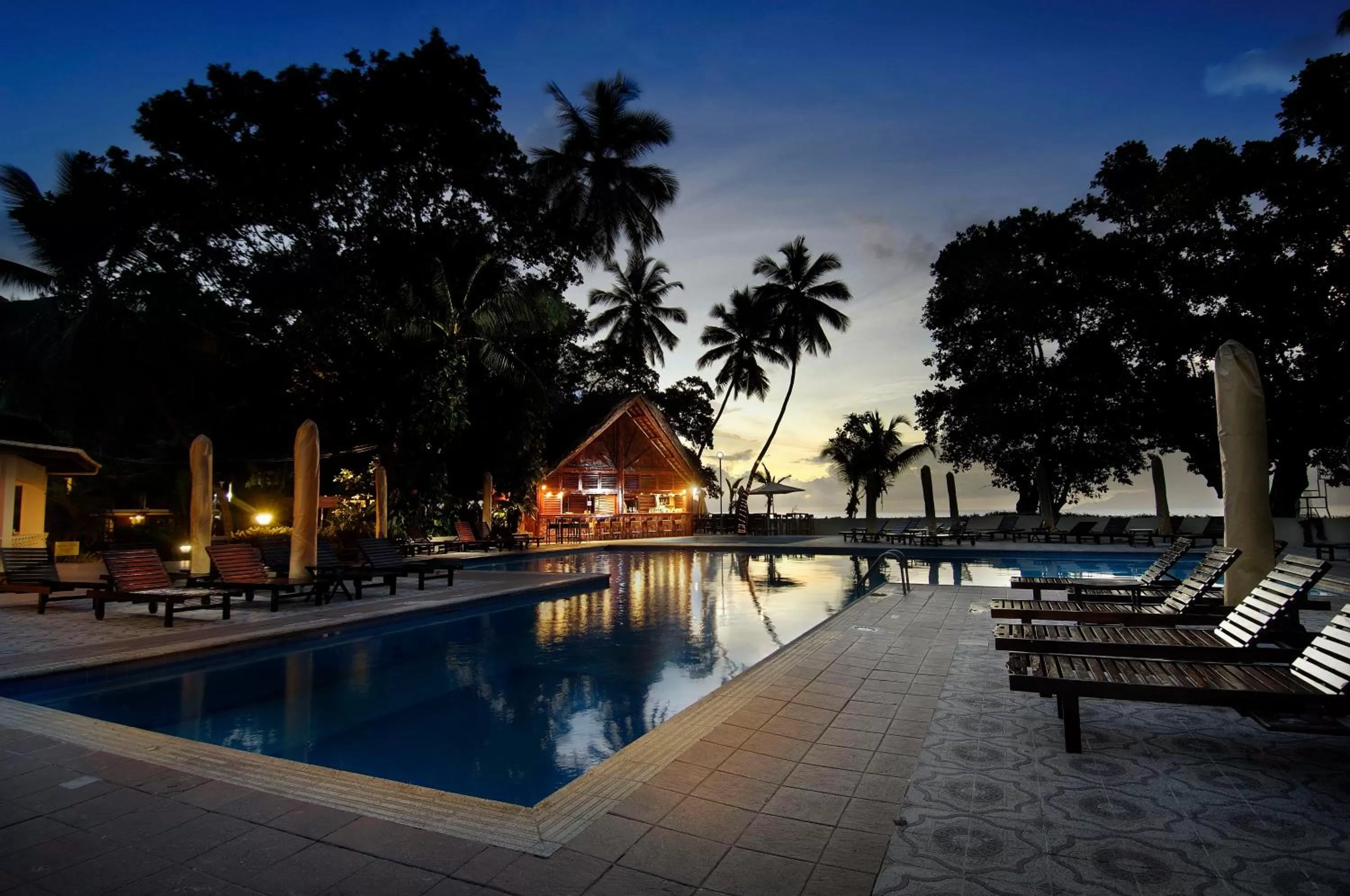 Swimming pool in Berjaya Beau Vallon Bay Resort & Casino