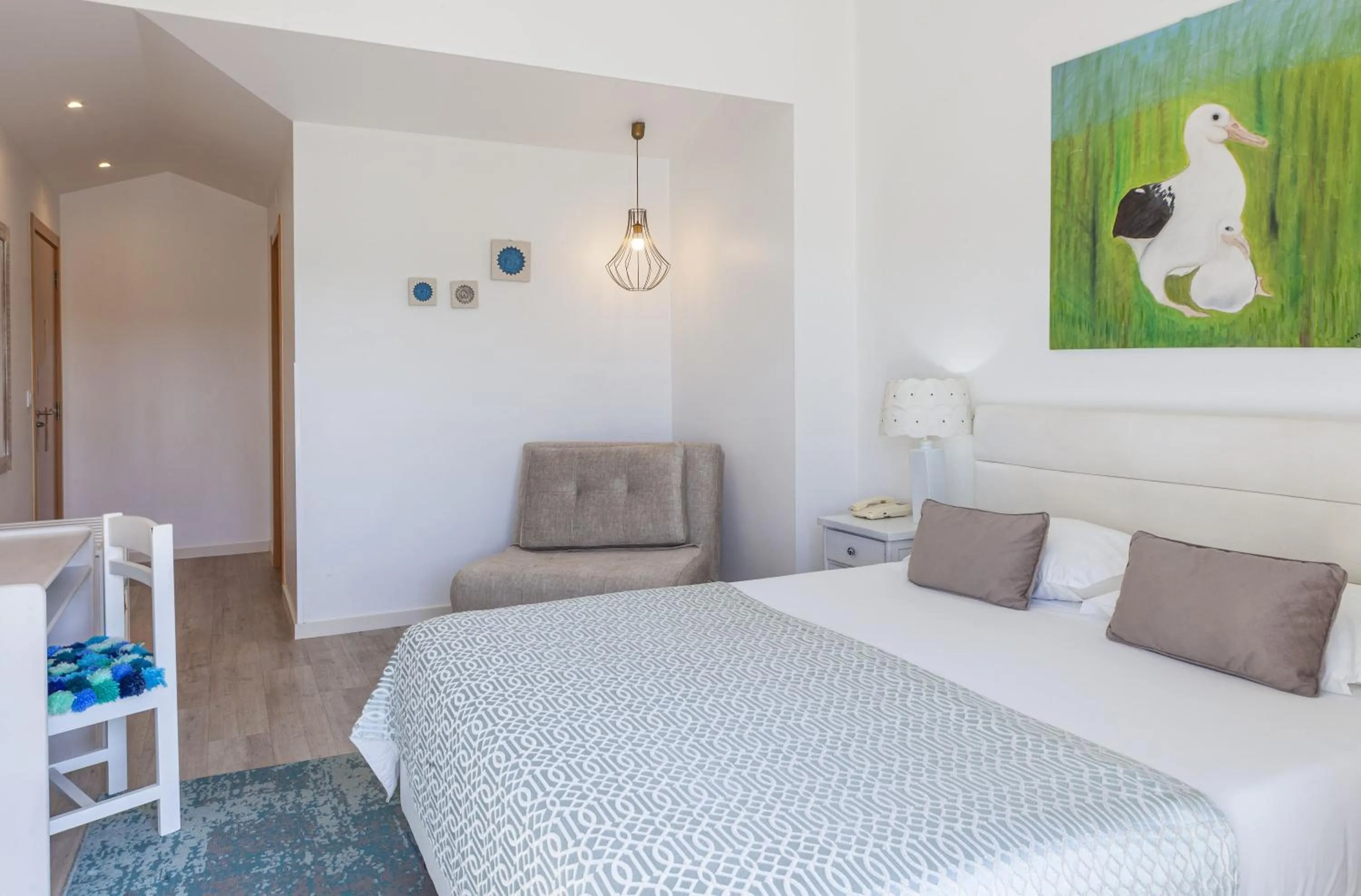 Bedroom, Bed in Boutique Hotel Casa do Outeiro - Arts & Crafts