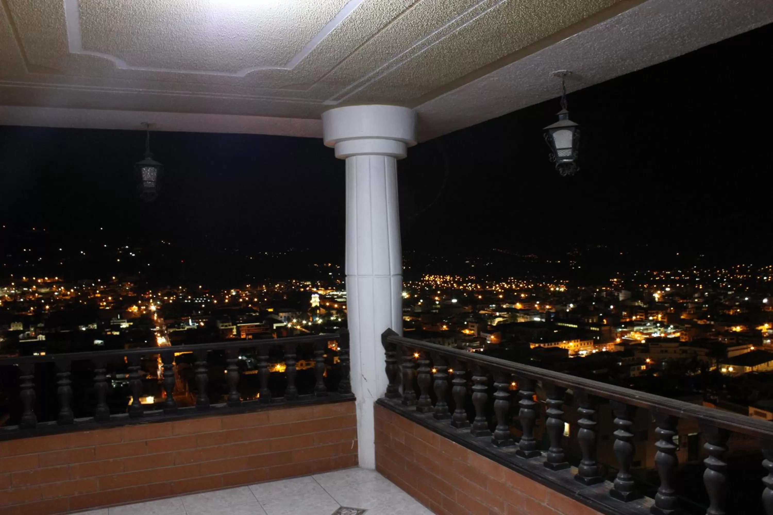 Balcony/Terrace in Hostal Mirador de Otavalo