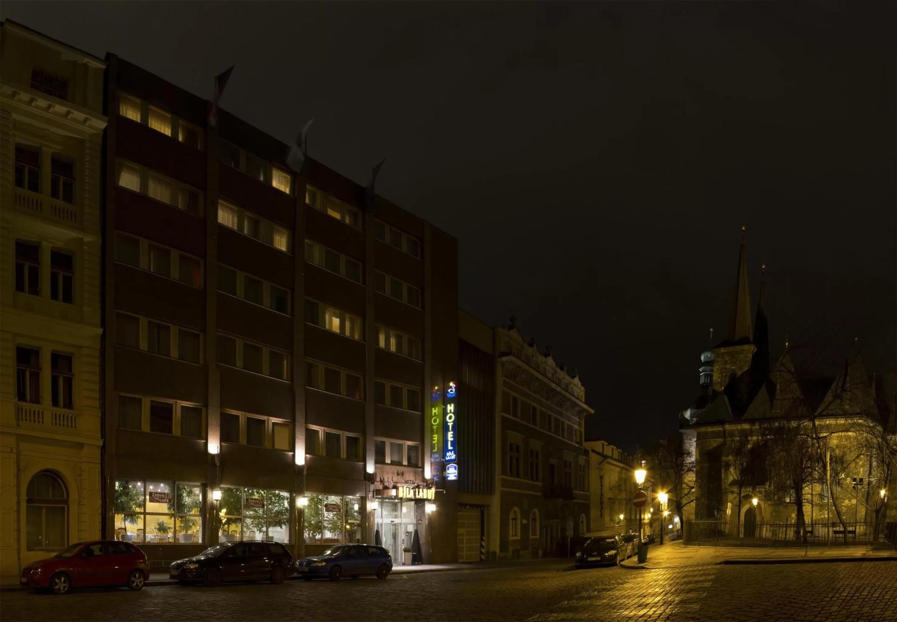 Facade/entrance in Luxury Family Hotel Bílá Labuť