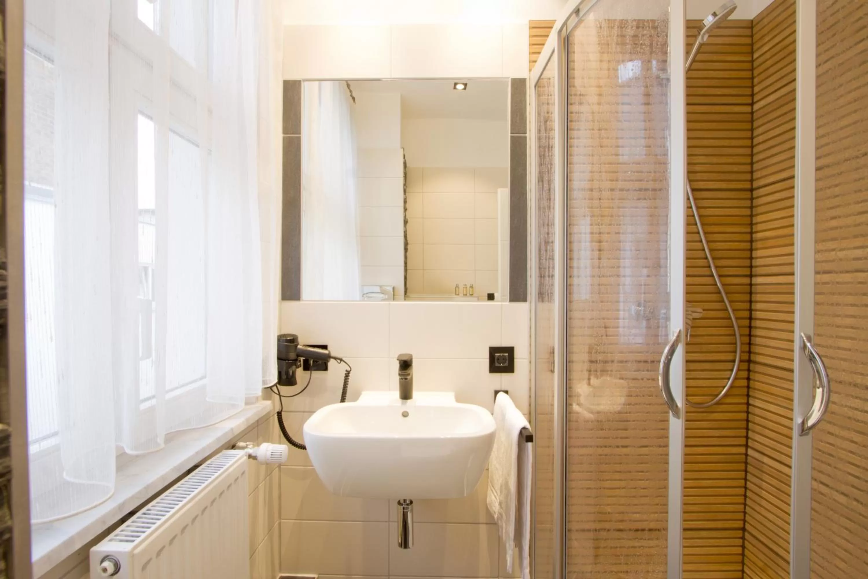 Shower in Hotel Schweriner Hof