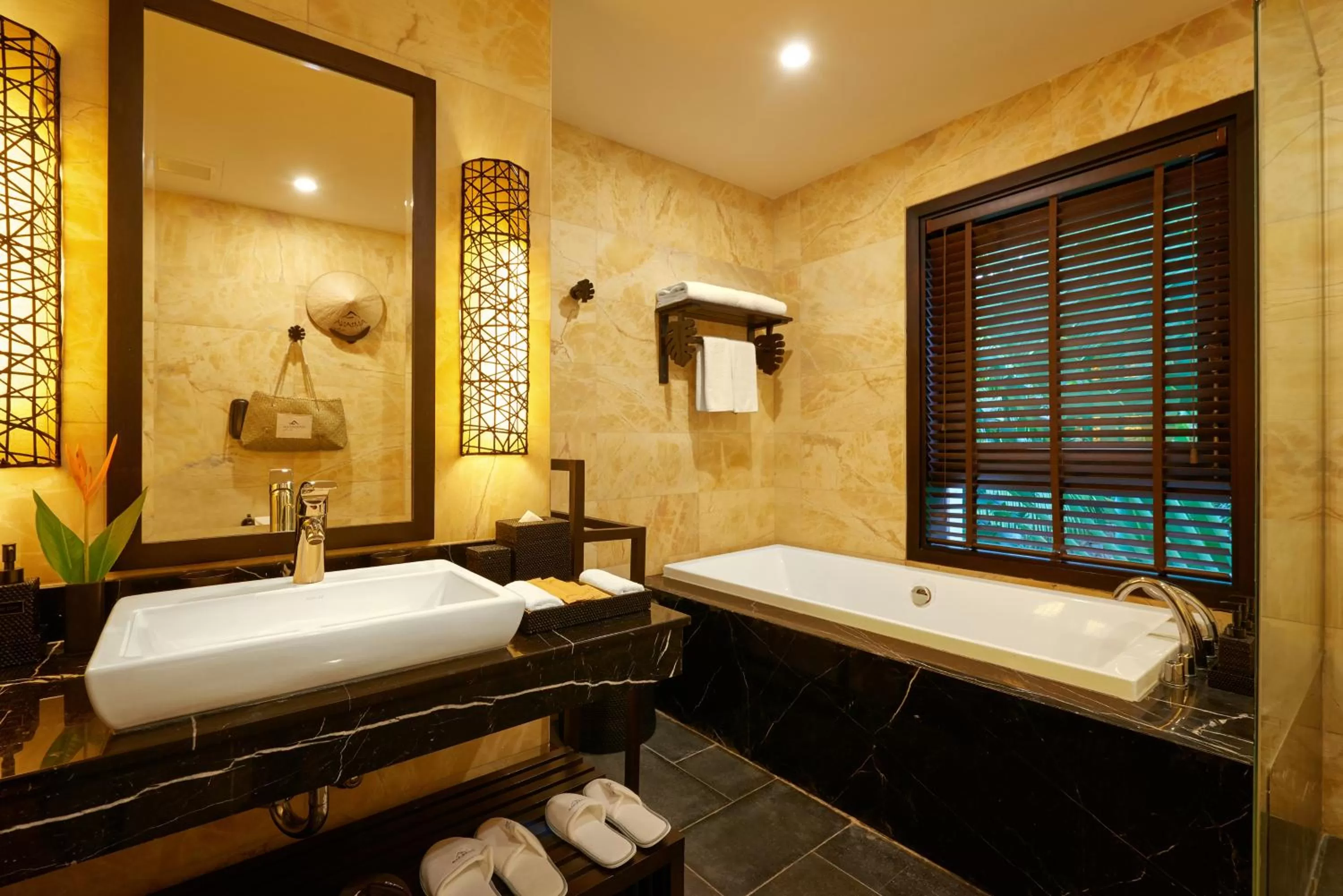 Shower, Bed in Amiana Resort Nha Trang