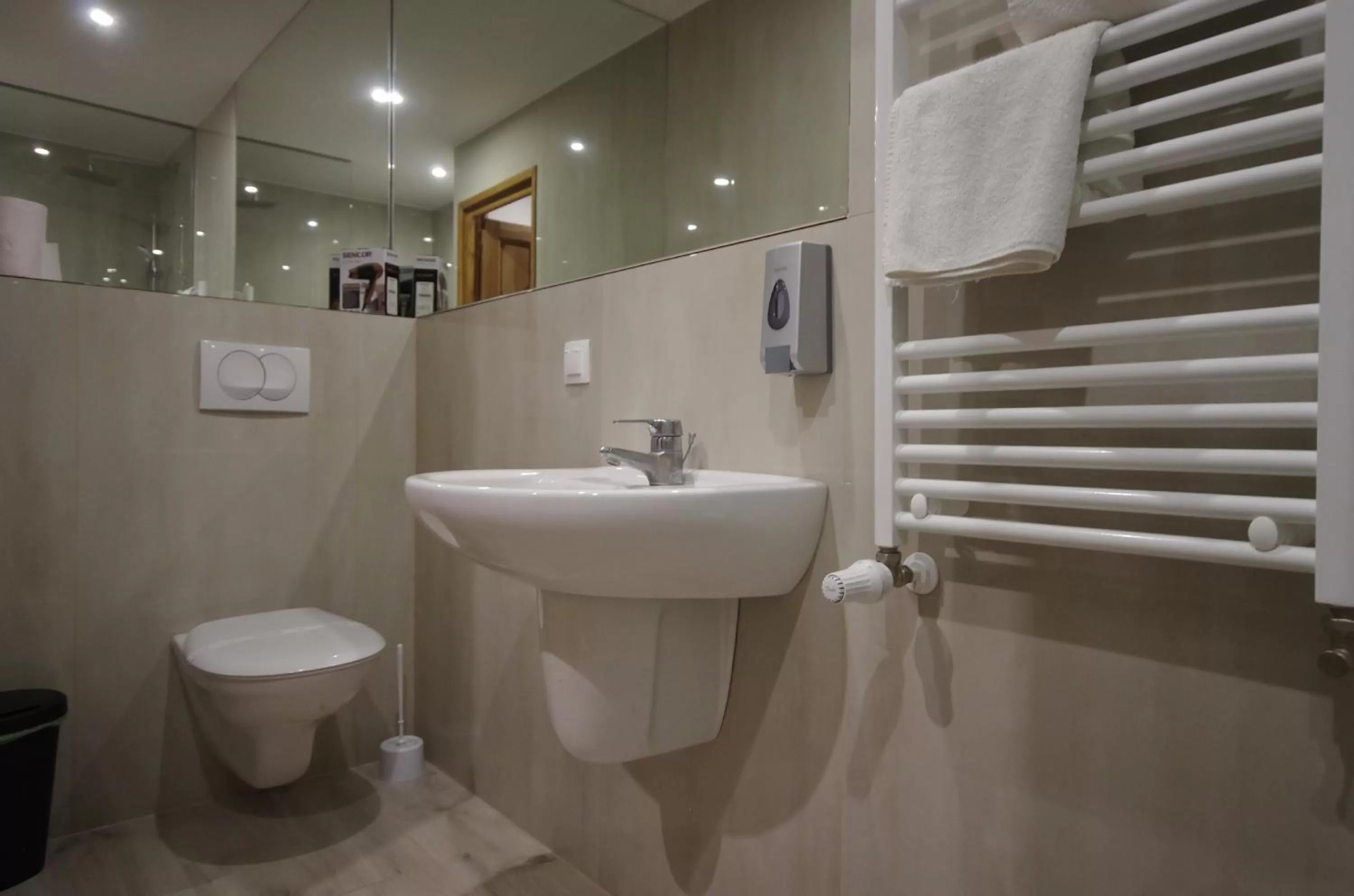 Bathroom in Aqua Hotel