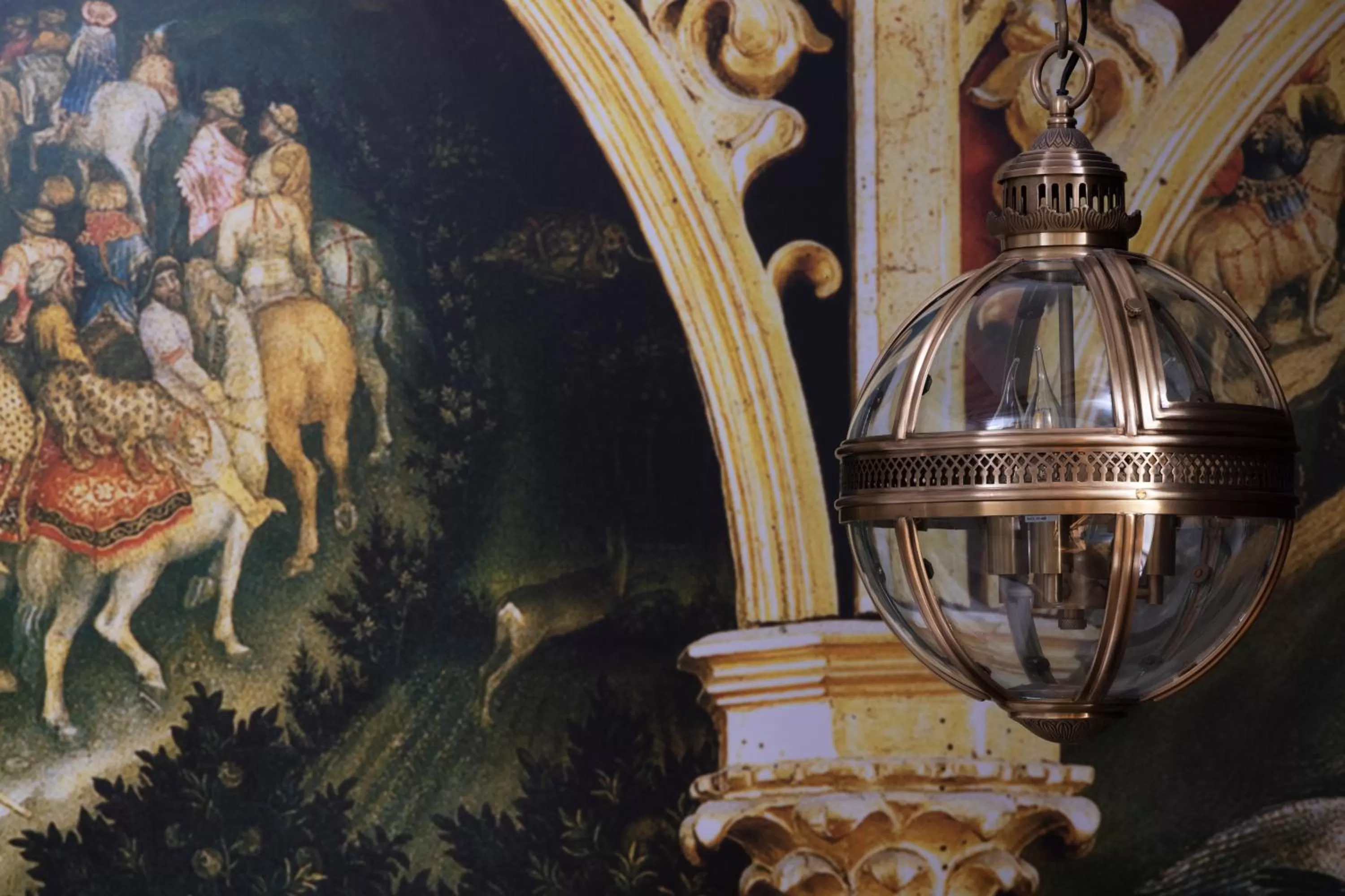 Decorative detail in Hôtel Vinci Due & Spa