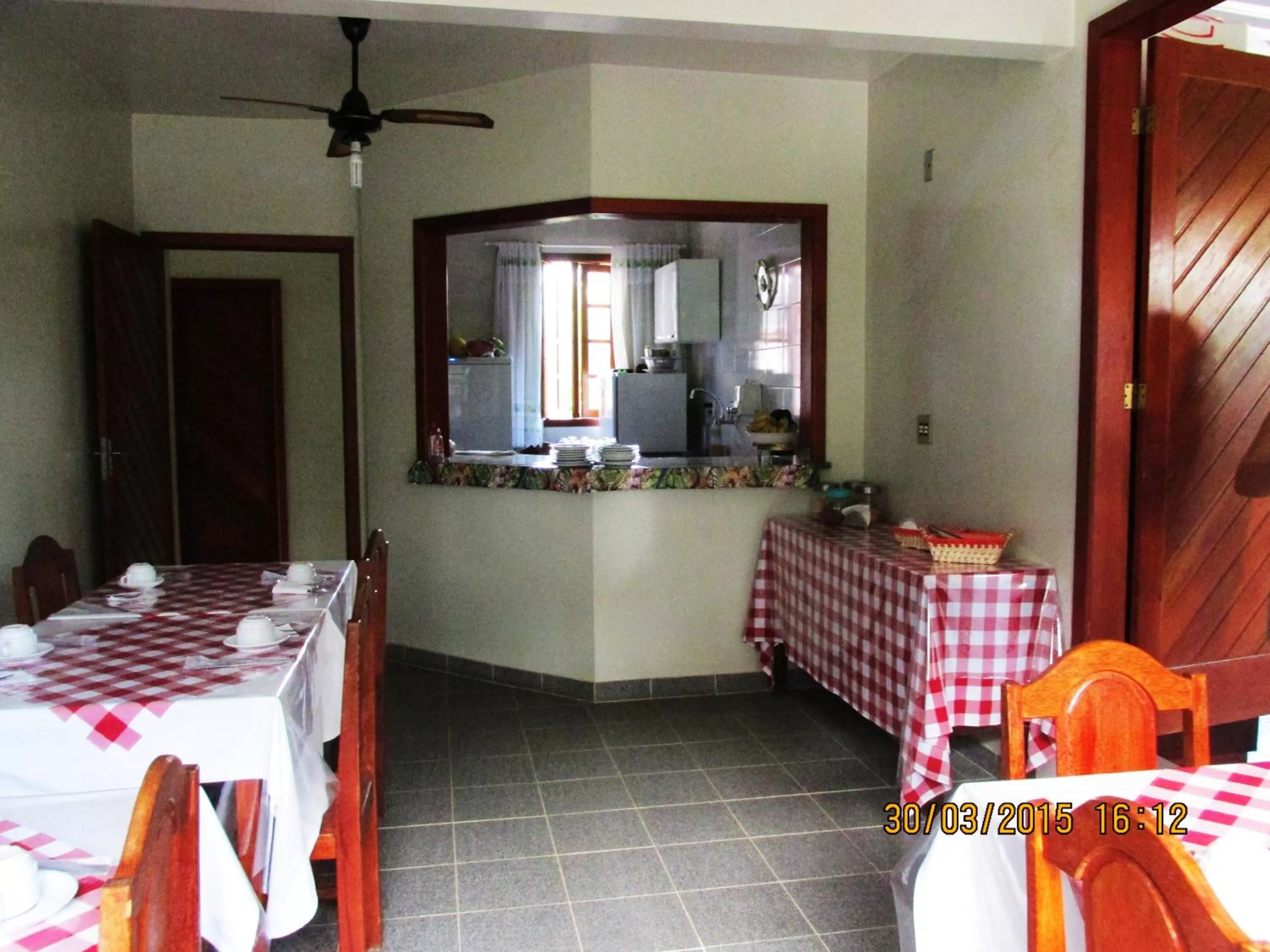 Bed in Pousada Beija Flor