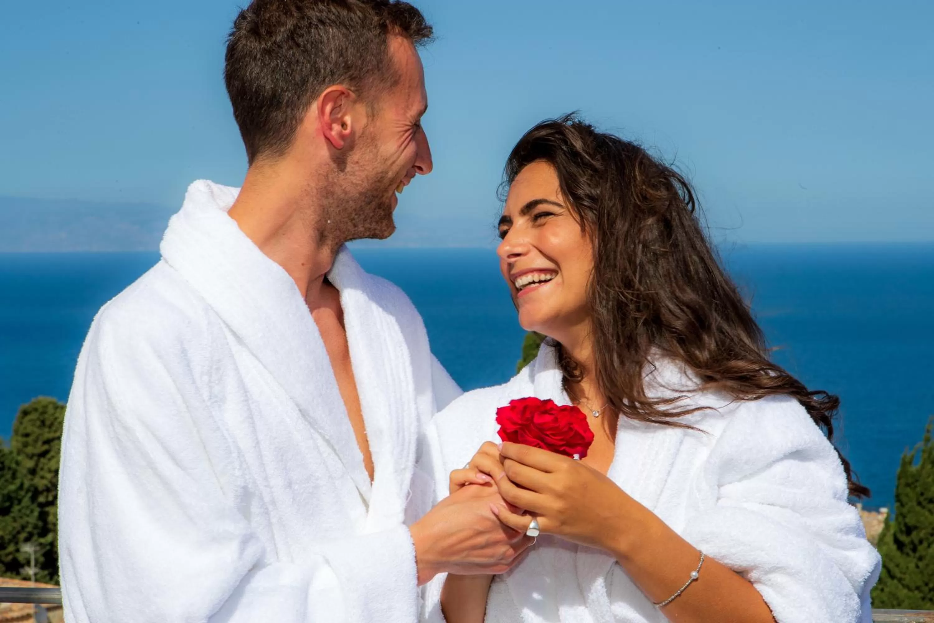 Balcony/Terrace in Hotel Ariston and Palazzo Santa Caterina