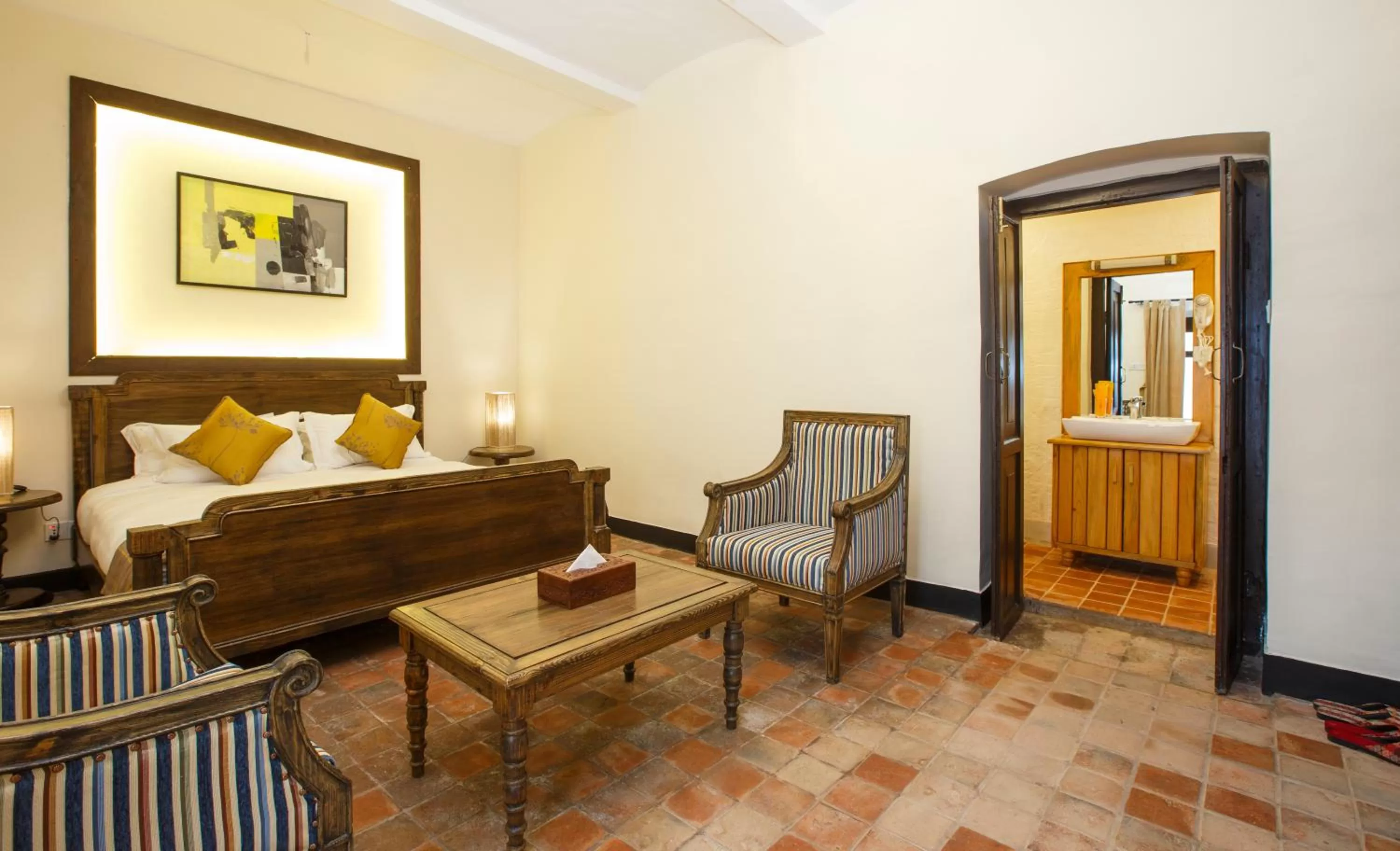 Photo of the whole room in Thamel Villa Heritage Hotel