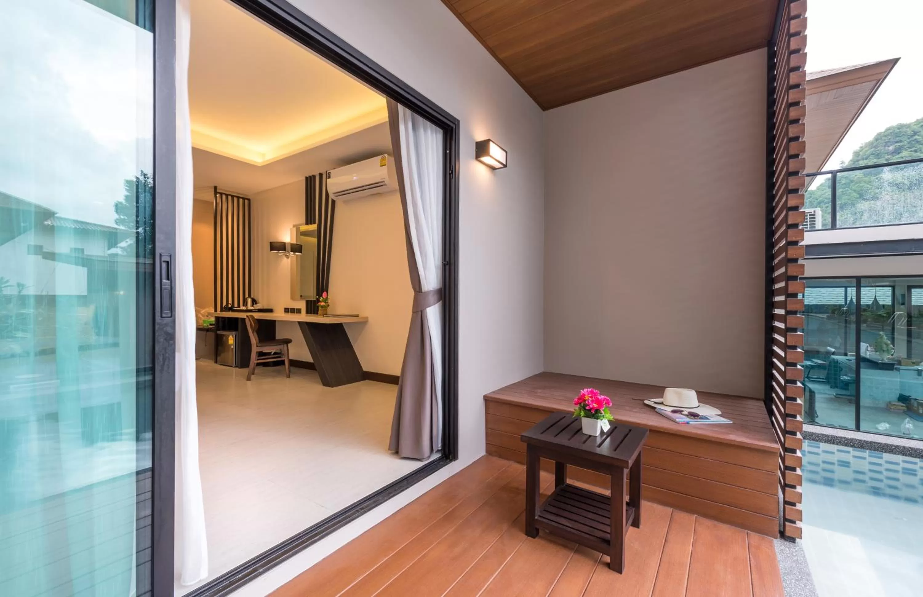 Pool view in Cher​mantra​ Aonang​ Resort & Pool​ Suite