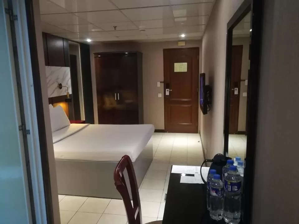 Bed in Star Plaza Hotel