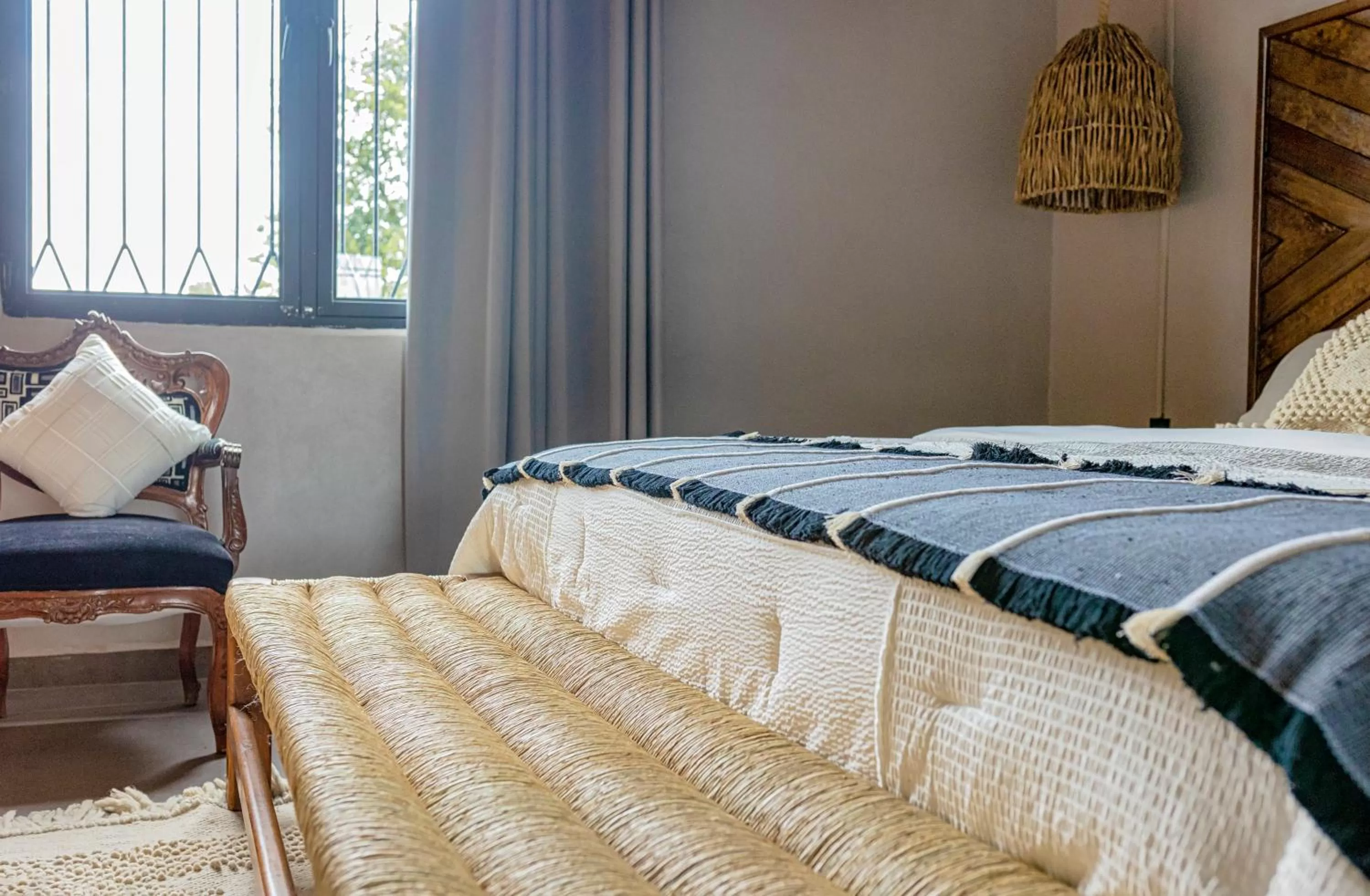 Bed in Casa Lavanda Hotel Boutique