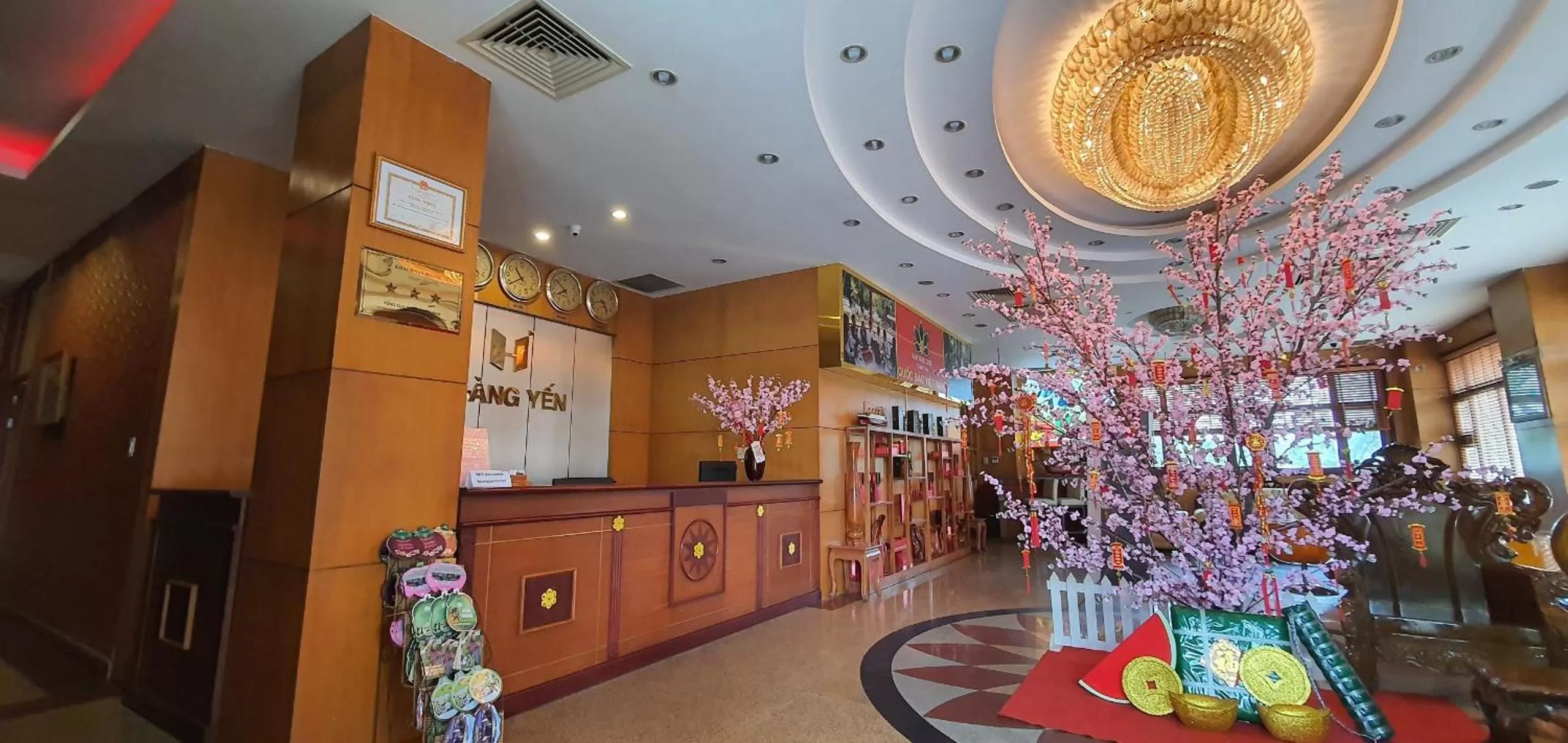 Lobby or reception in Hoang Yen Hotel