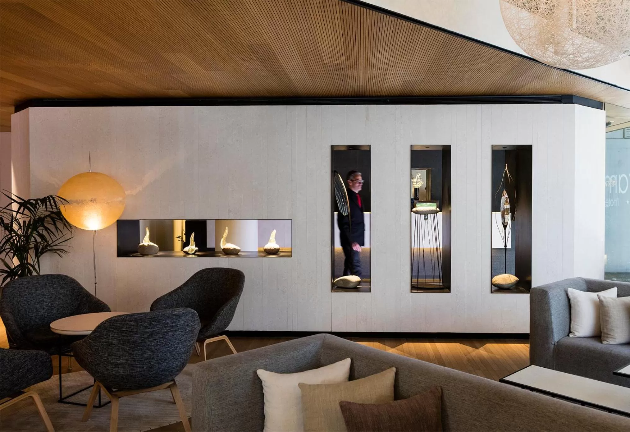 Lobby or reception in Cram Hotel