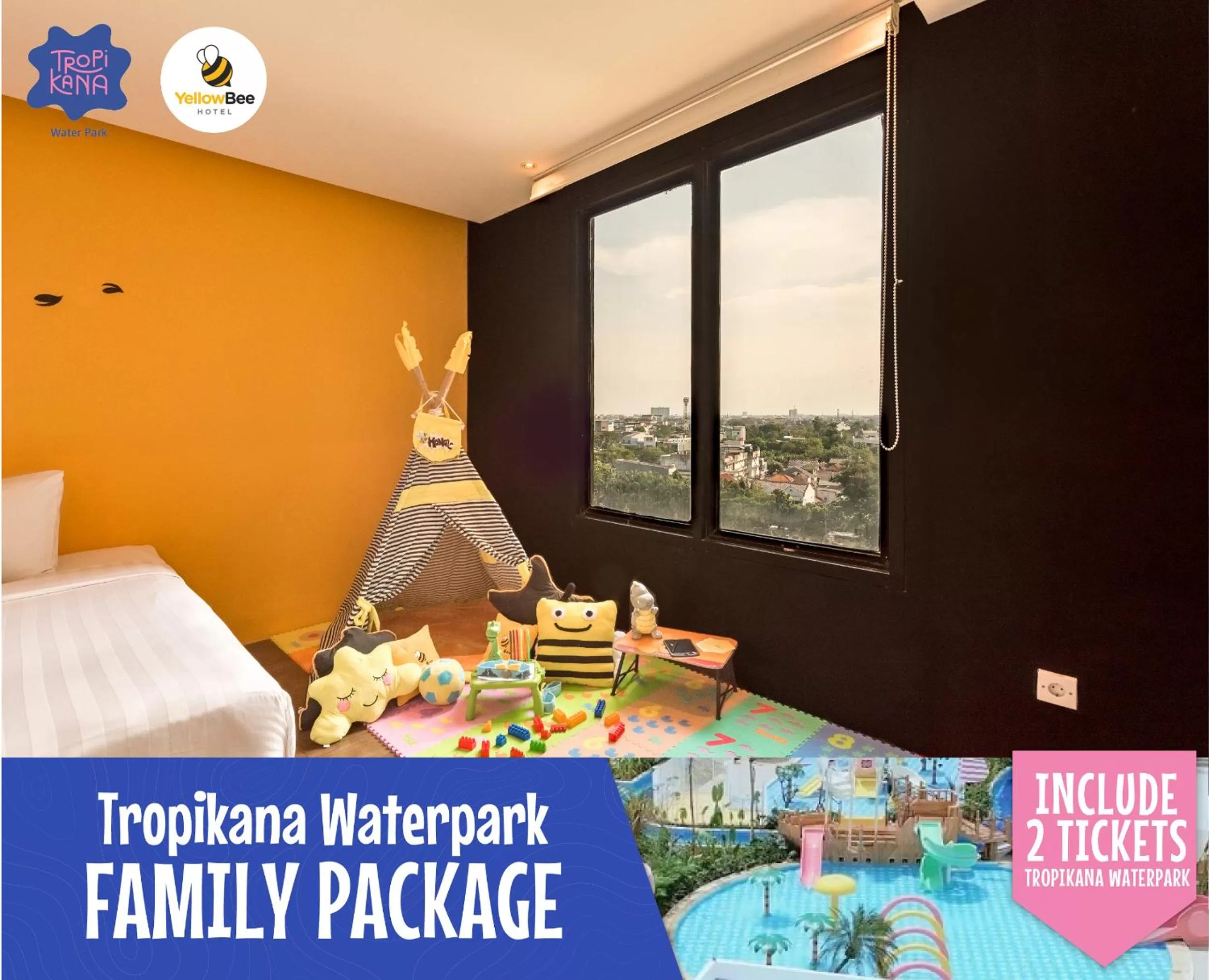 Aqua park in Yellow Bee Tangerang