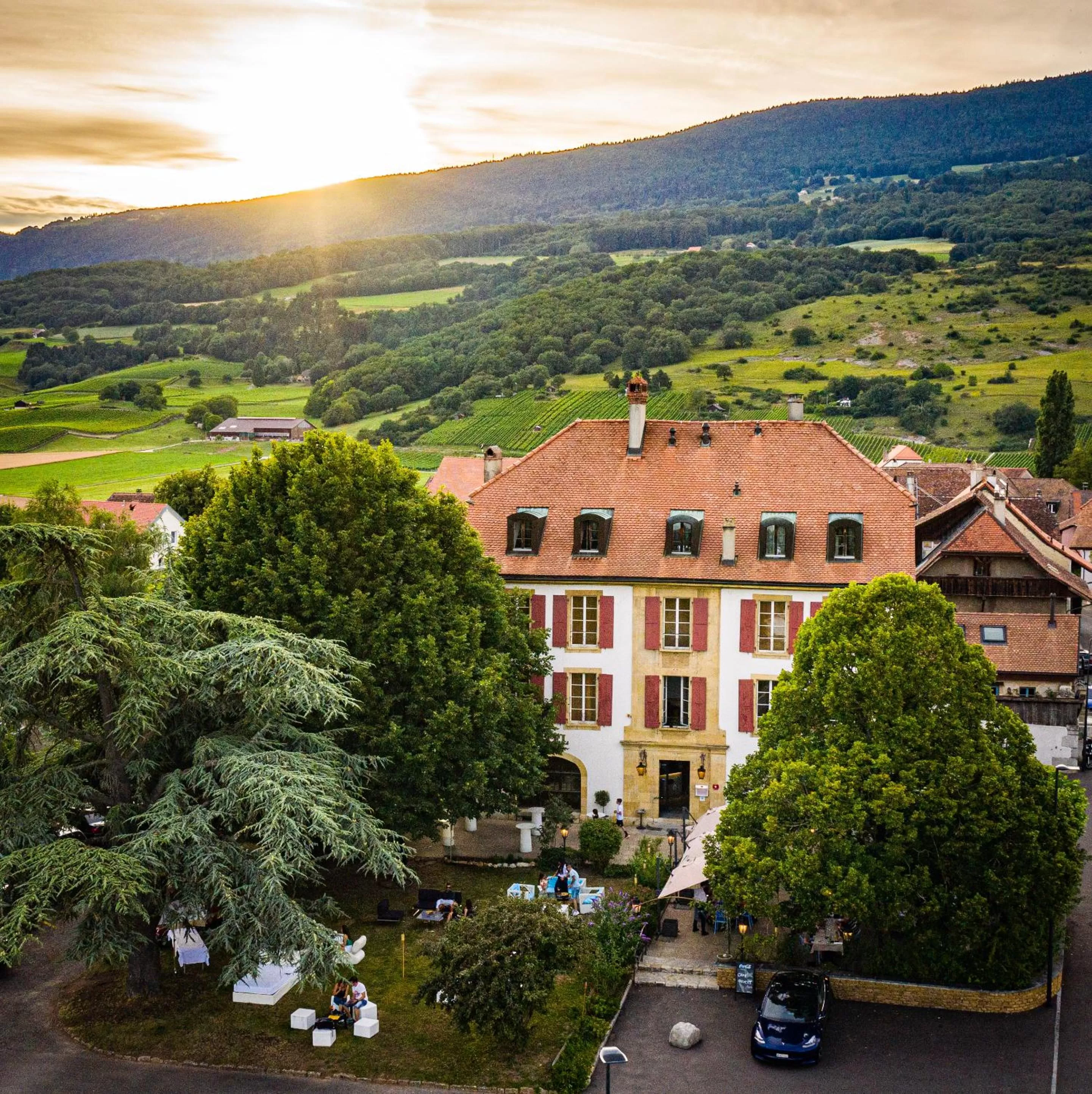 Bird's eye view in Hôtel Restaurant Bellevue