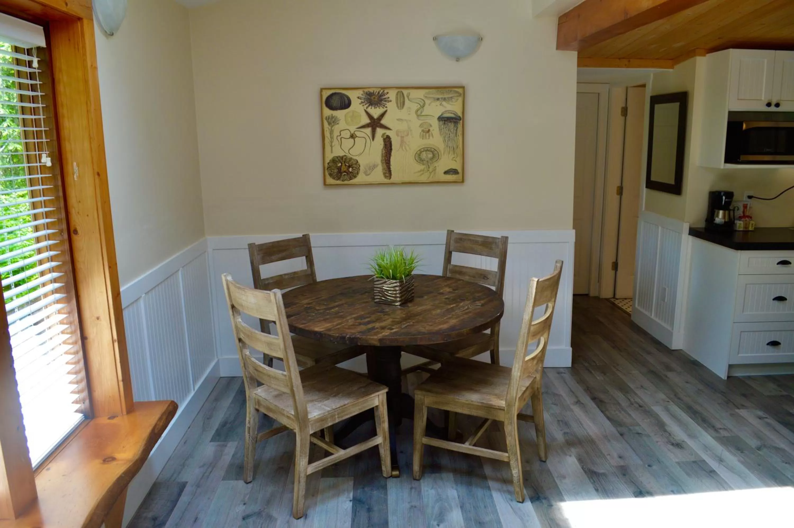 Dining area in Wild Coast Wilderness Resort