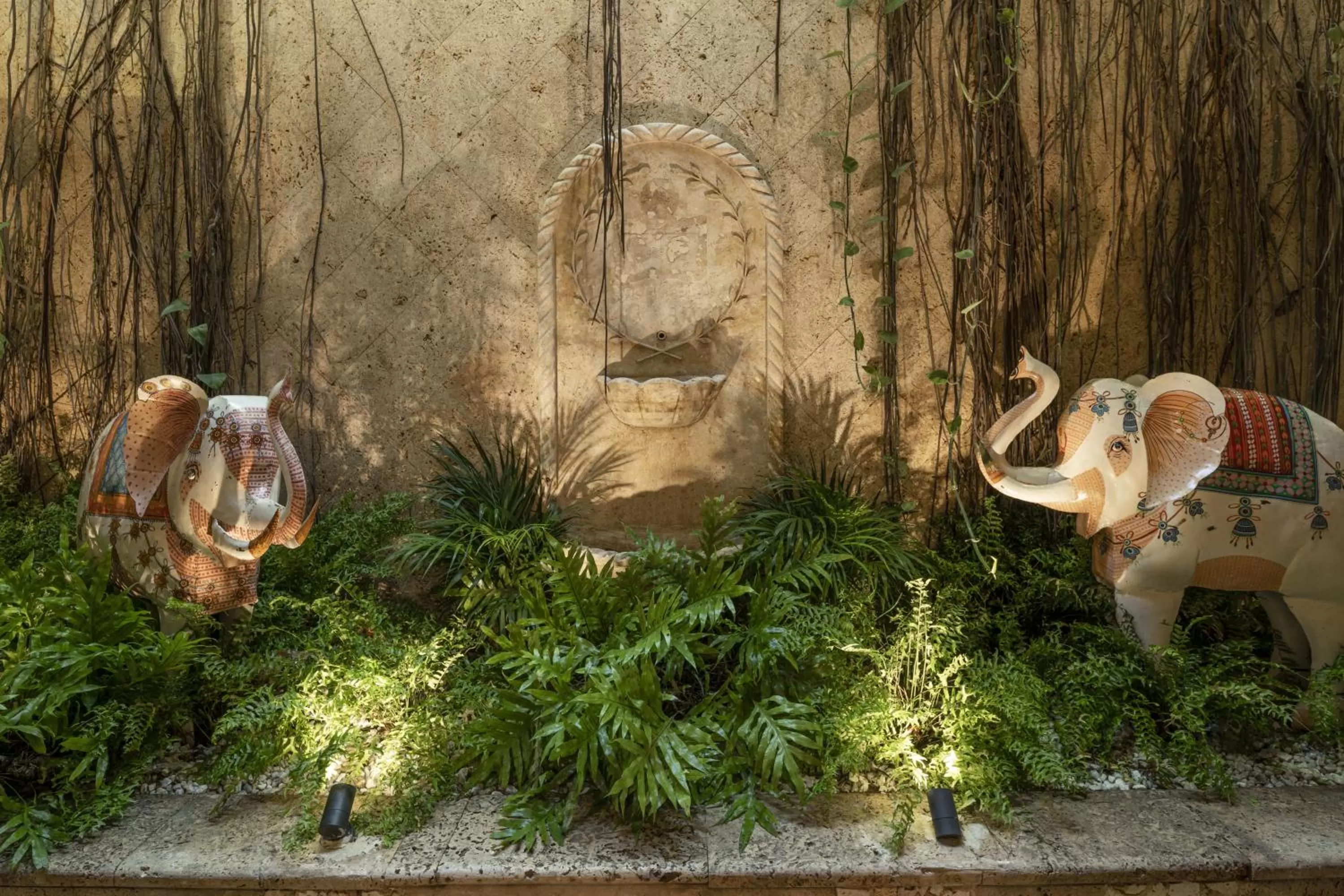 Decorative detail in Privado Designer Boutique Hotel