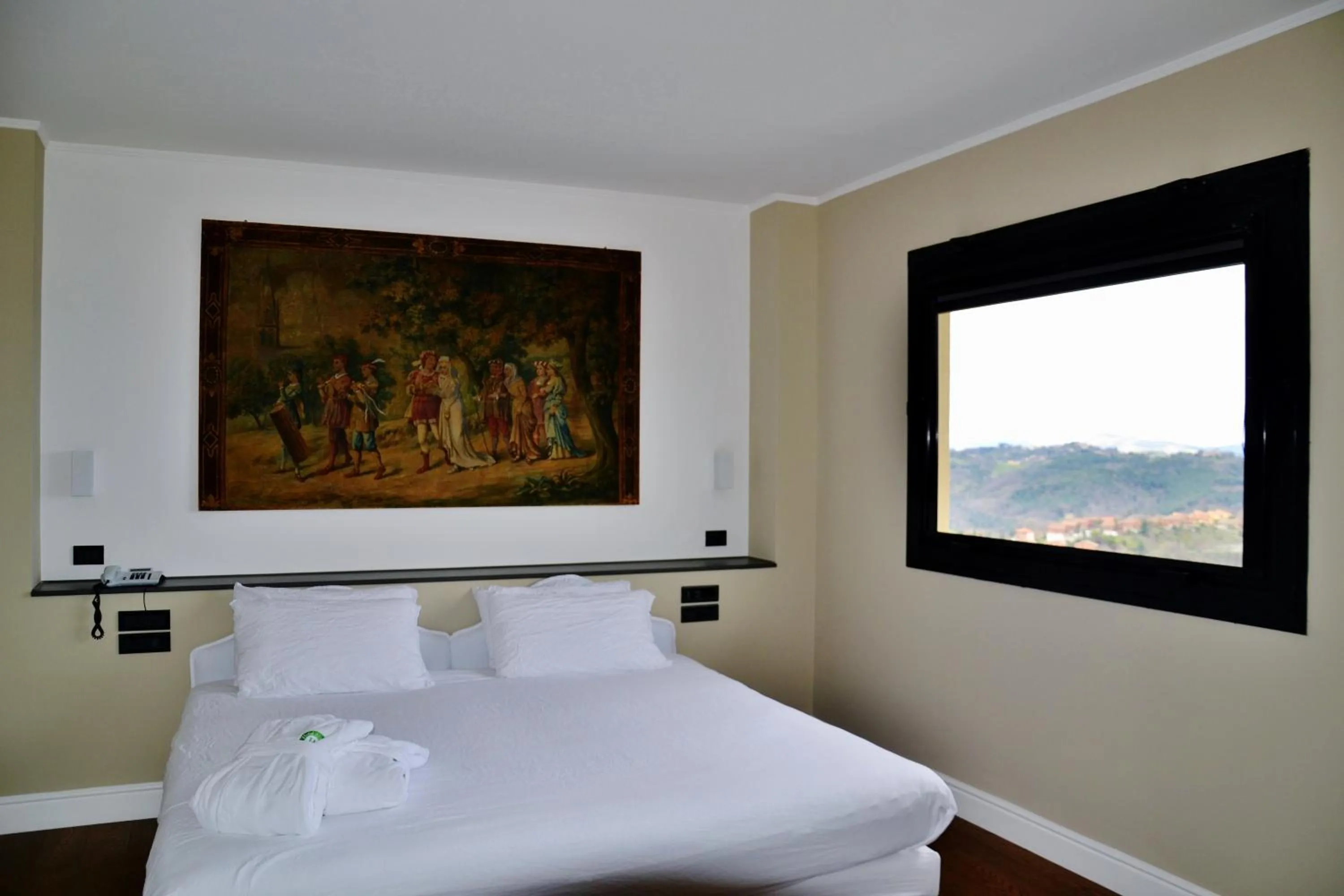 Bed in Hotel Mamiani & Relaxing Spa Urbino