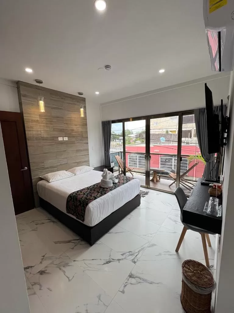 Bed in Hotel Ko'ox Wenne