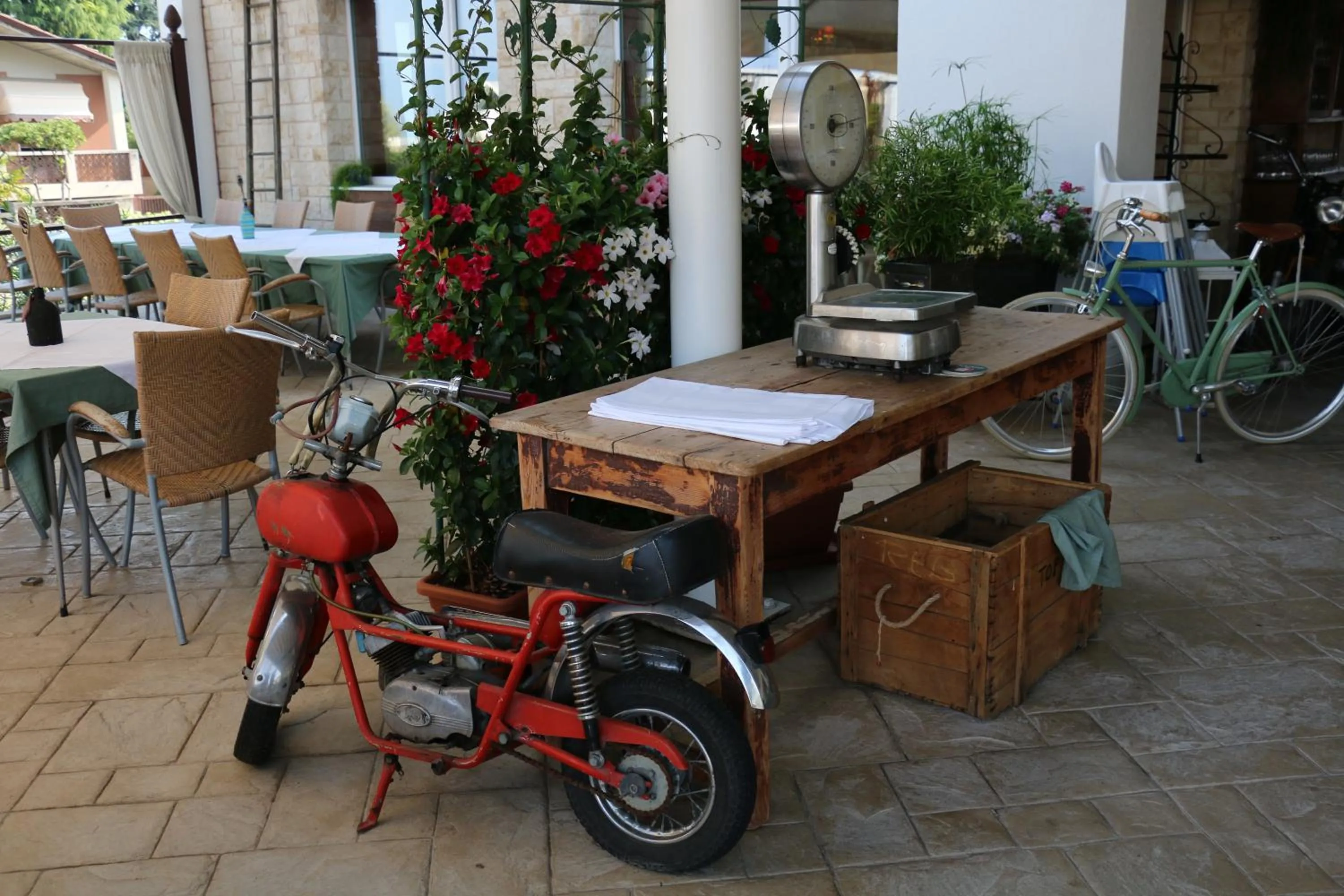 Decorative detail in Hotel Maximilian