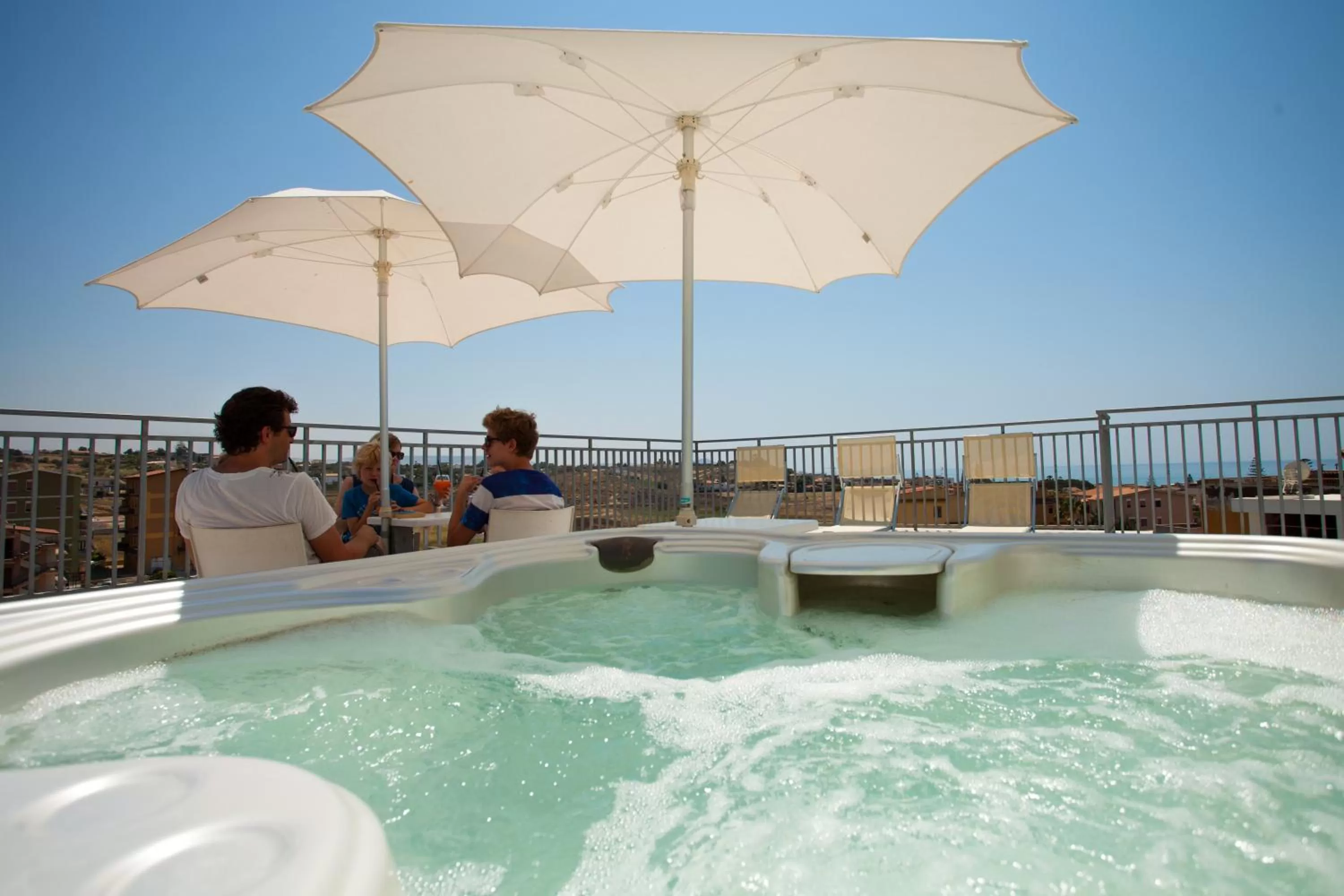 Balcony/Terrace in Hotel Costazzurra Museum & Spa