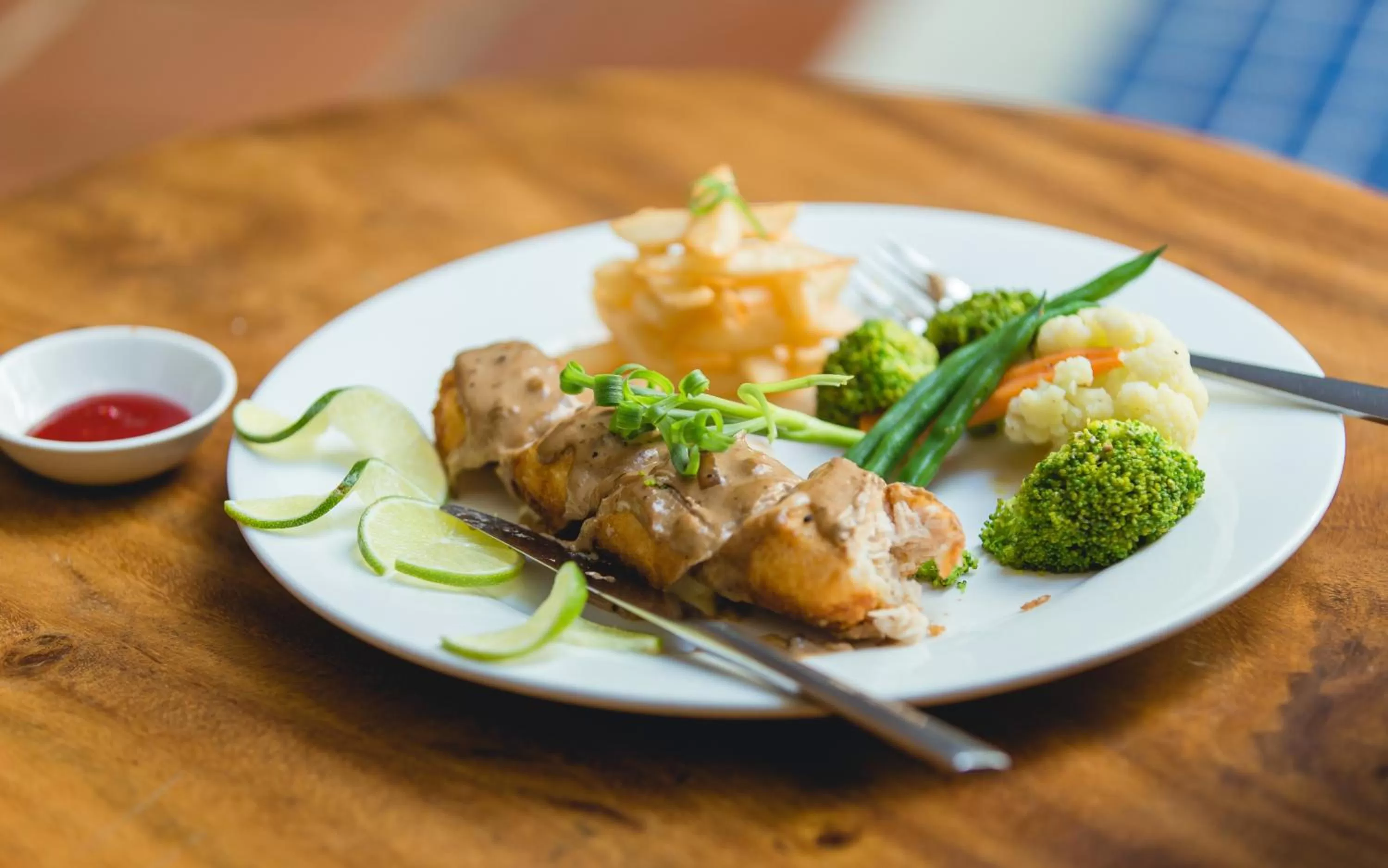 Food and drinks in Home Chic Hotel